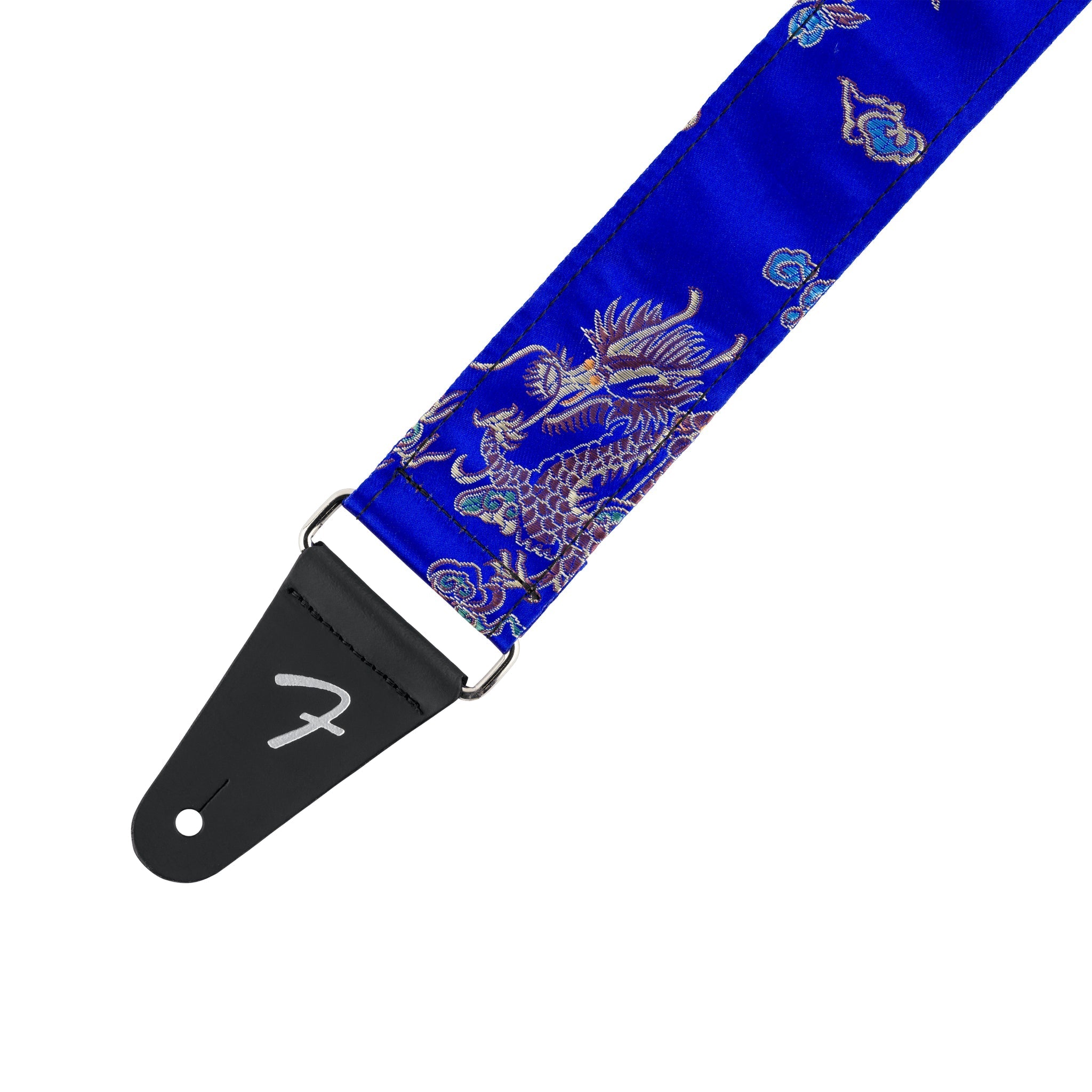 Fender Satin Dragon Guitar Strap, Royal Blue |  FENDER |  STRAP |  Zoso Music