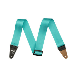 Fender Am Pro Seat Belt Guitar Strap, 2-inch, Miami Blue |  FENDER |  GUITAR & BASS ACCESSORIES |  Zoso Music