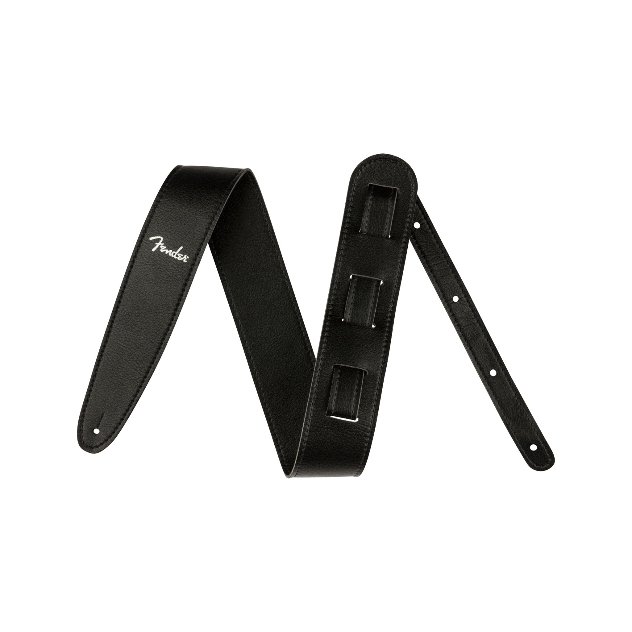 Fender Vegan Leather Guitar Strap, Black