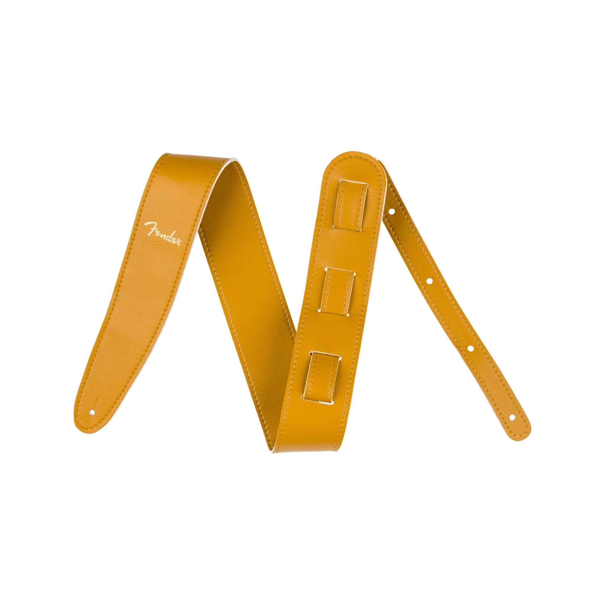Fender Vegan Leather Guitar Strap, Butterscotch