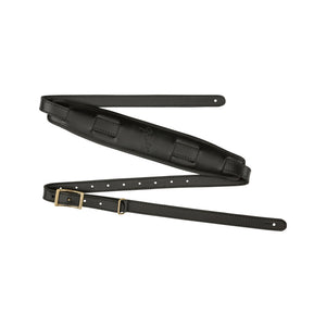 Fender Mustang Saddle Guitar Strap, Black, Long |  FENDER |  GUITAR & BASS ACCESSORIES |  Zoso Music