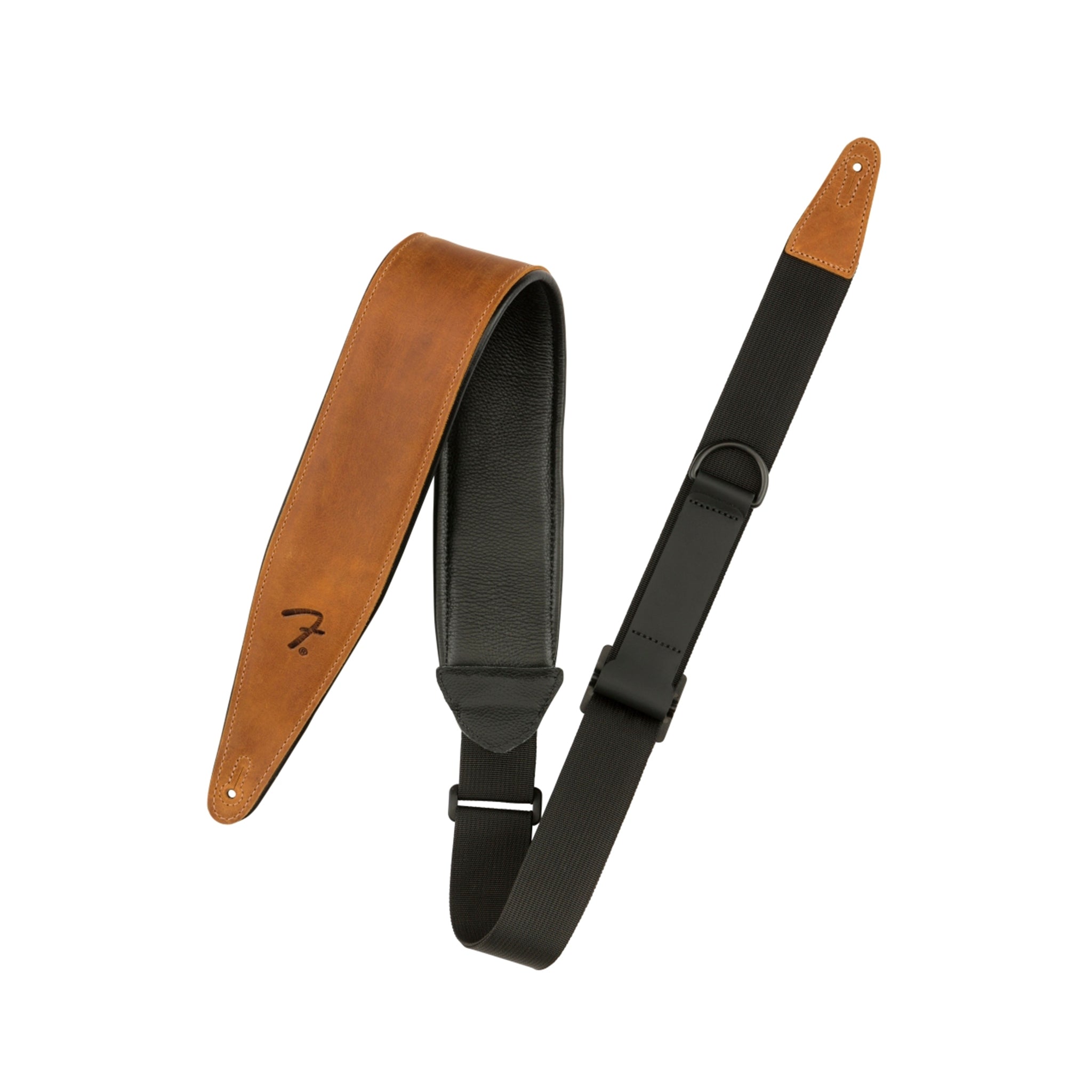 Fender Right Height Guitar Strap, Cognac