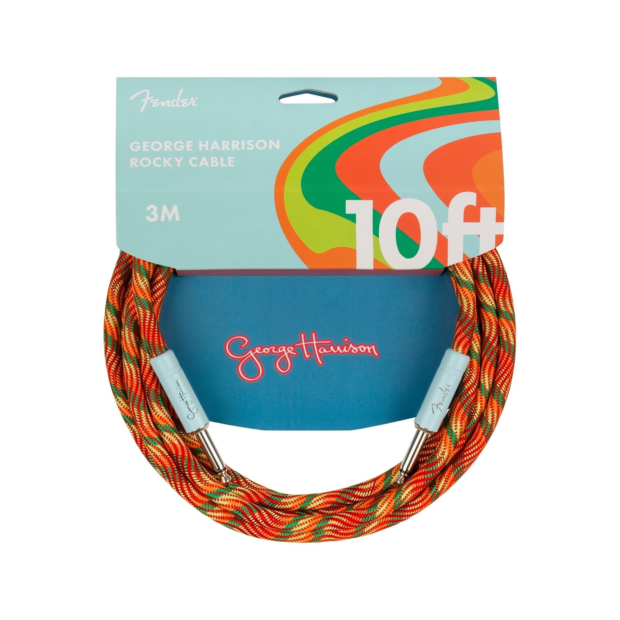 Fender 10FT George Harrison Rocky Instrument Cable |  FENDER |  CABLES |  Zoso Music