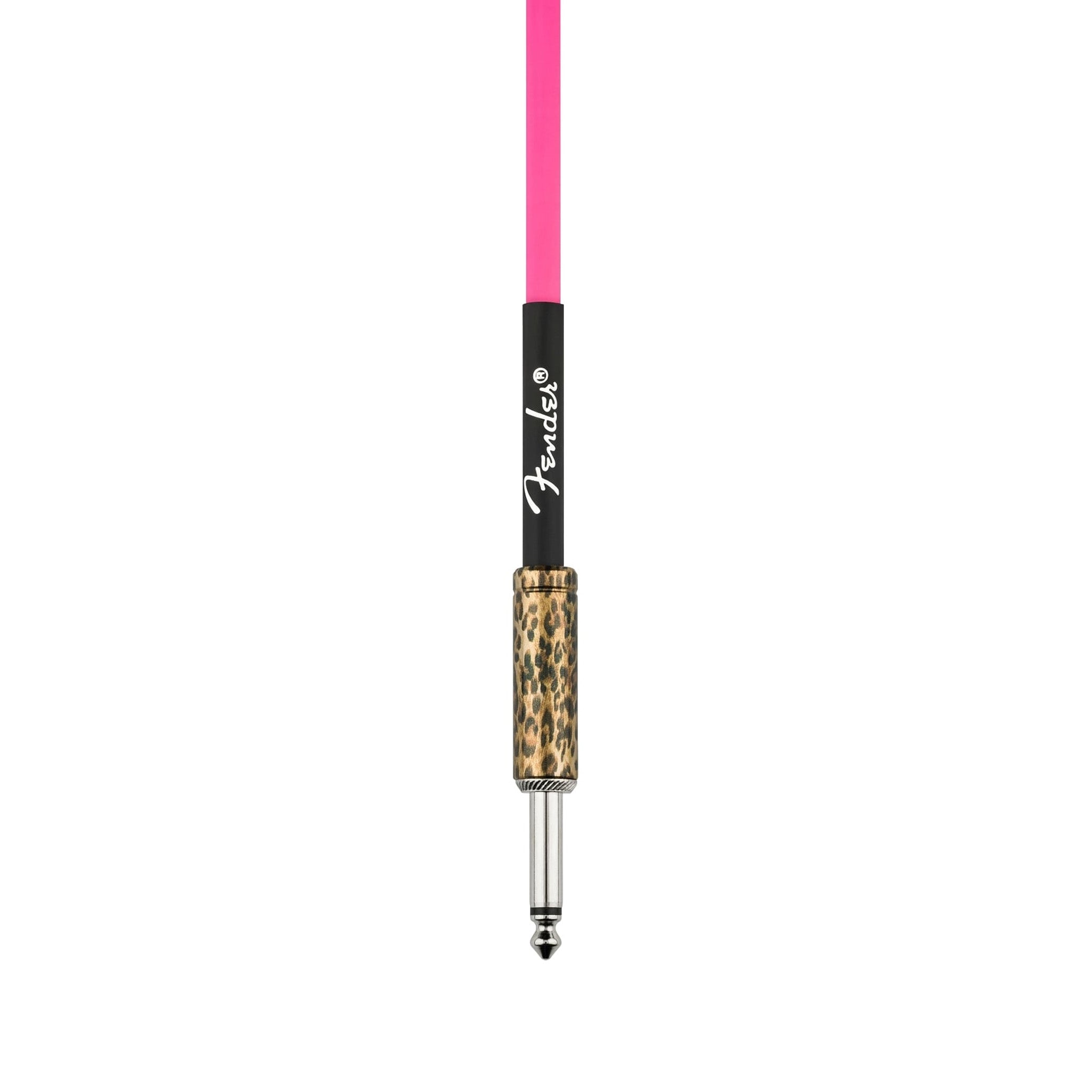 Fender Joe Strummer 13FT Instrument Cable, Lead Pink Leopard |  FENDER |  CABLES |  Zoso Music