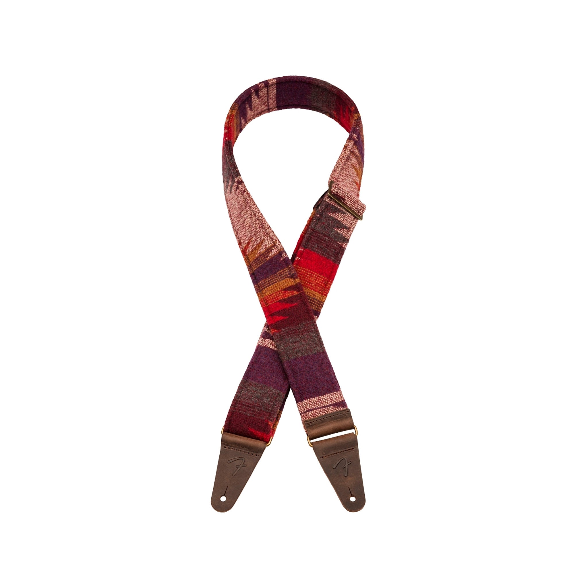 Fender Paramount Acoustic Guitar Leather Strap, Brown |  FENDER |  GUITAR & BASS ACCESSORIES |  Zoso Music