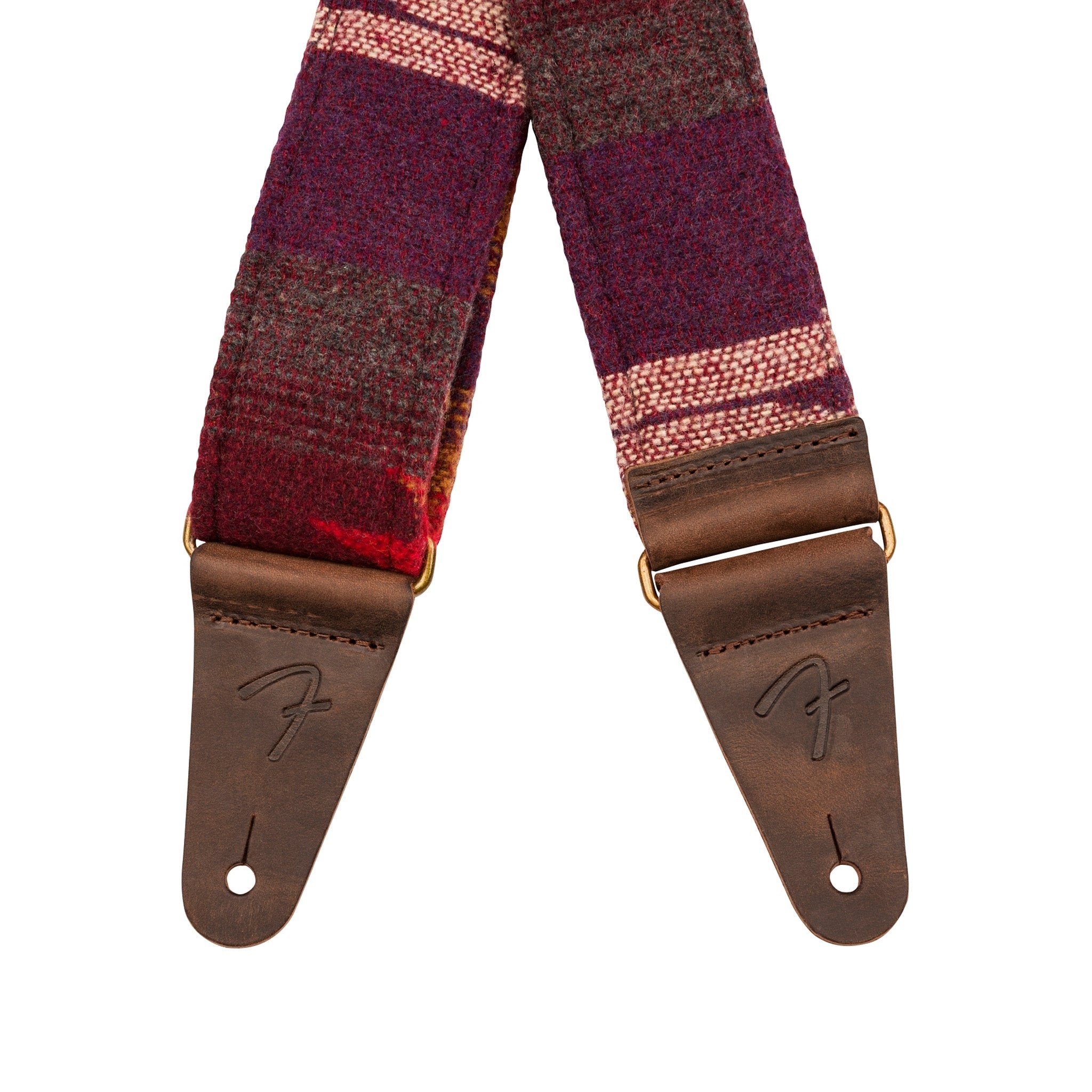 Fender Paramount Acoustic Guitar Leather Strap, Brown |  FENDER |  GUITAR & BASS ACCESSORIES |  Zoso Music