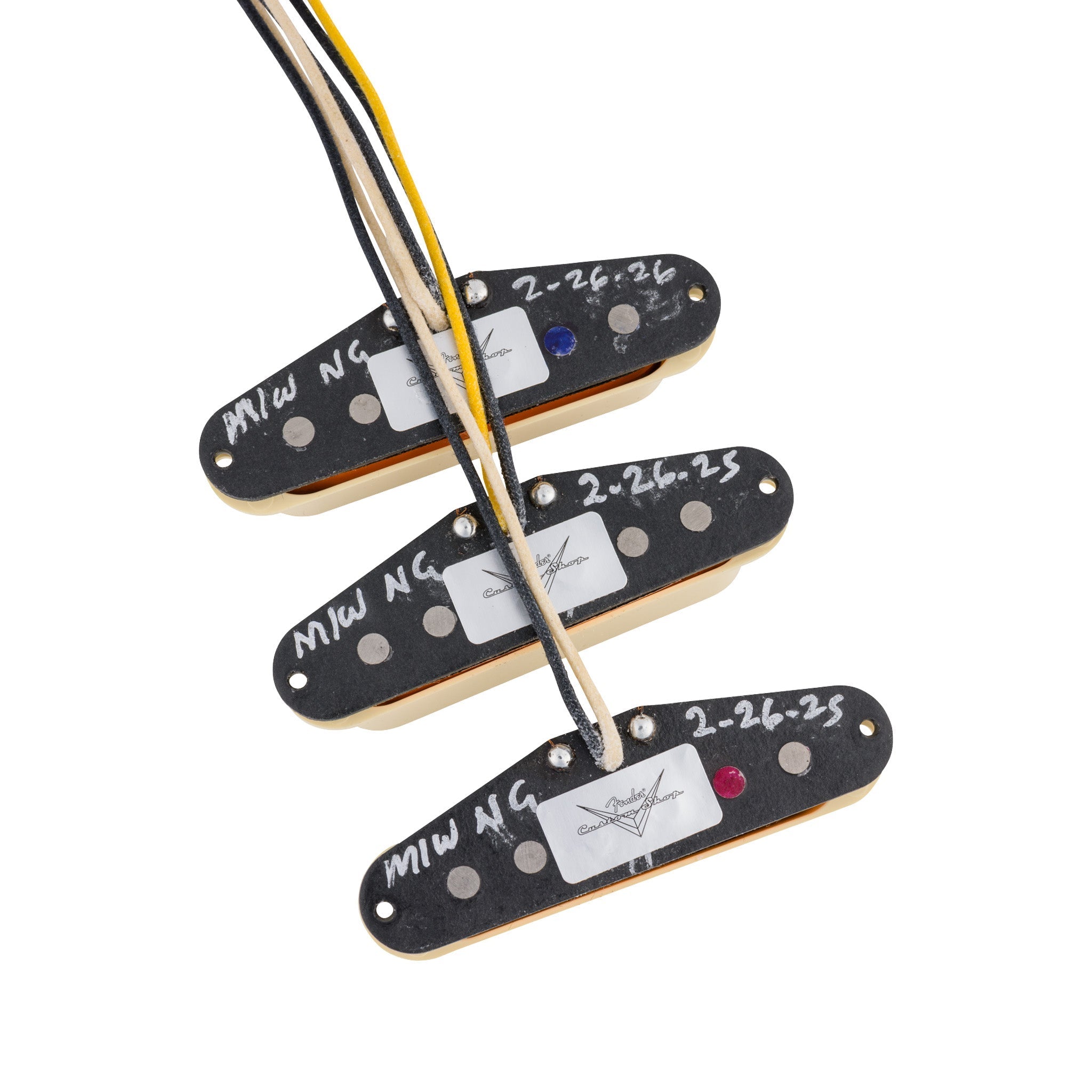 Fender Custom Shop Dual Mag II Stratocaster Pickup Set, Aged White |  FENDER |  GUITAR PICKUP |  Zoso Music