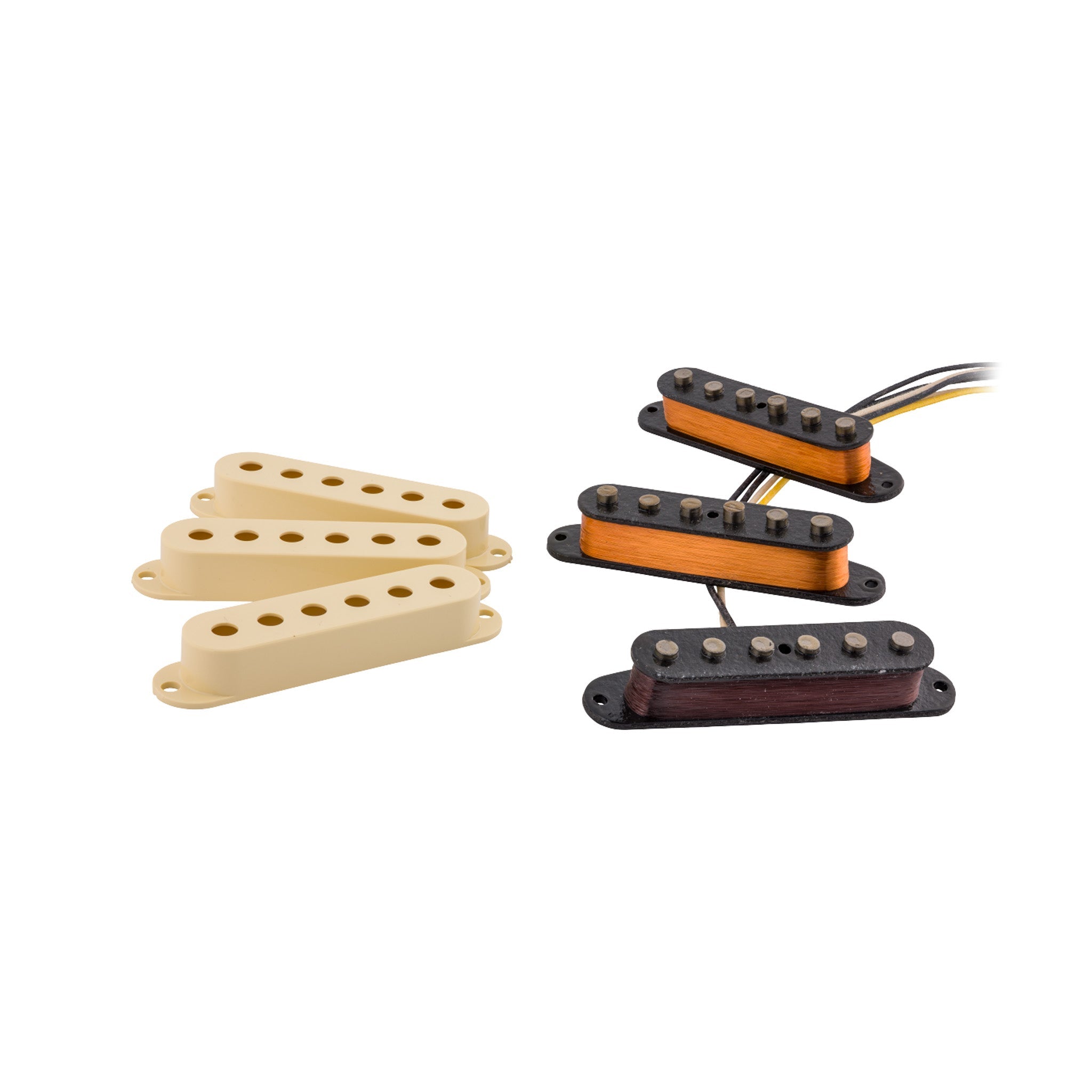 Fender Custom Shop Ancho Poblano Stratocaster Pickup Set, Aged White |  FENDER |  GUITAR PICKUP |  Zoso Music