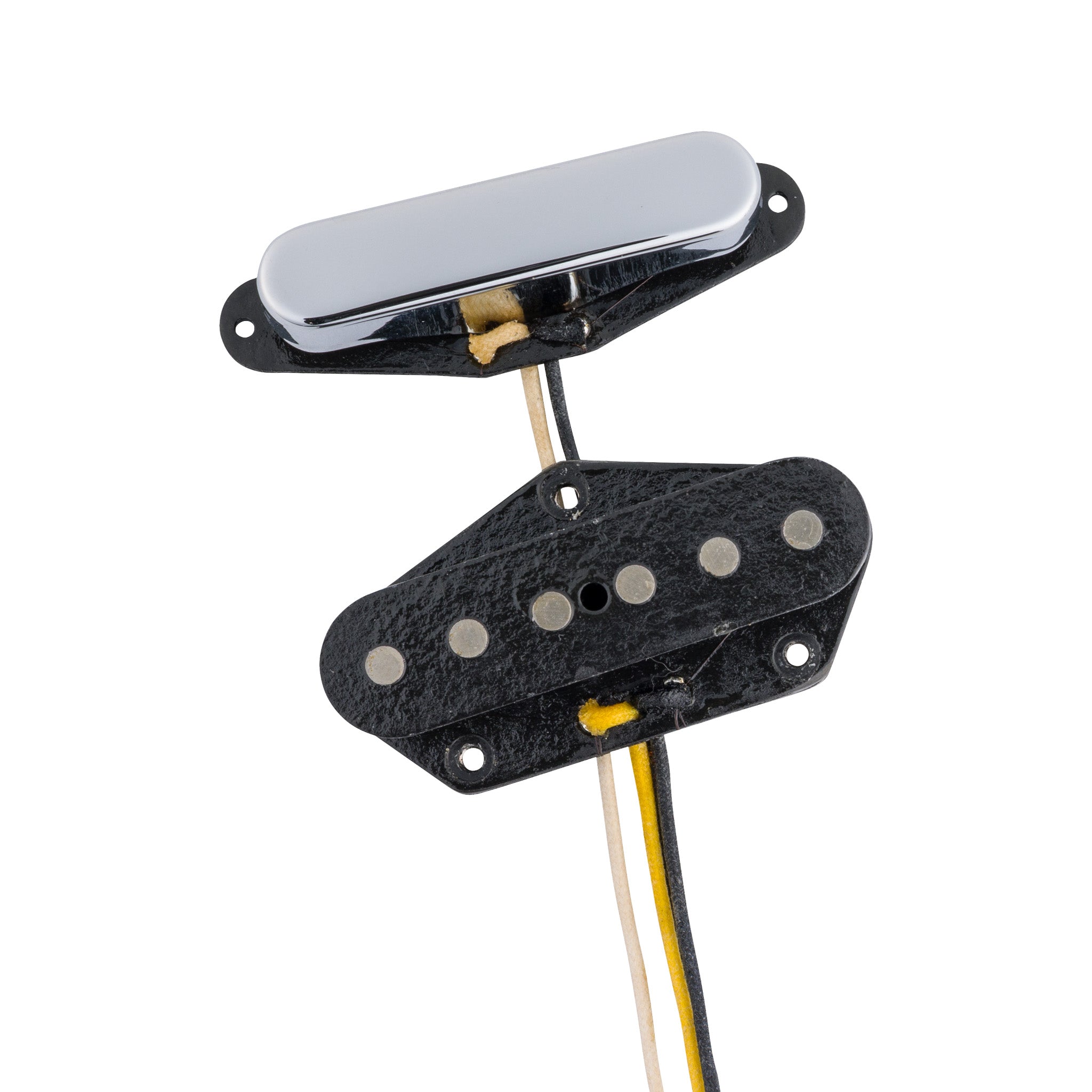 Fender Custom Shop 50/51 Blackguard Telecaster Pickup Set, Black/Chrome | Zoso Music Sdn Bhd