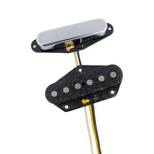 Fender Custom Shop 50/51 Blackguard Telecaster Pickup Set, Black/Chrome | Zoso Music Sdn Bhd