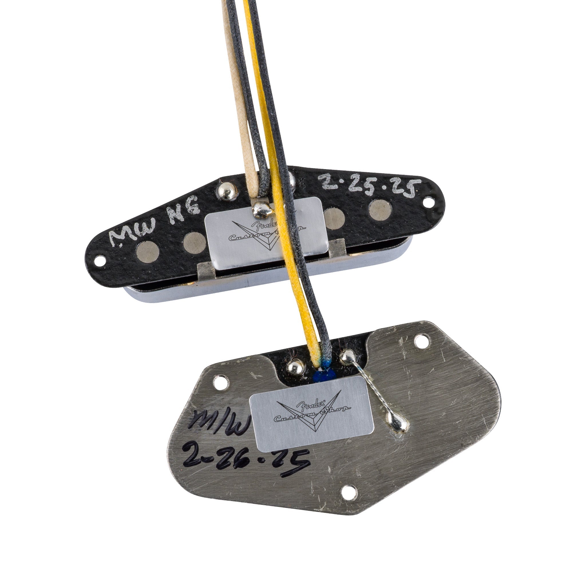 Fender Custom Shop 50/51 Blackguard Telecaster Pickup Set, Black/Chrome |  FENDER |  GUITAR PICKUP |  Zoso Music