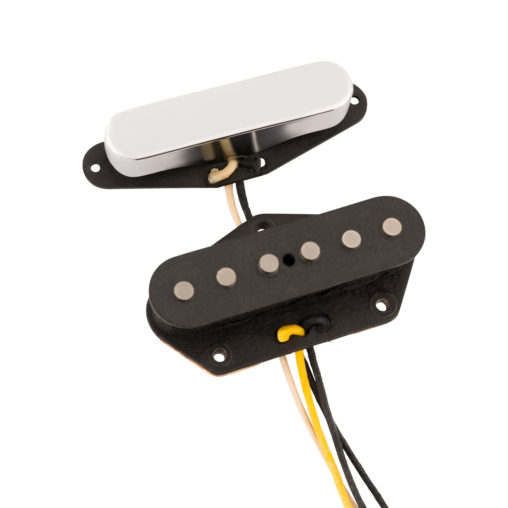 Fender Custom Shop 55/56 Whiteguard Telecaster Pickup Set, Black/Chrome | Zoso Music Sdn Bhd