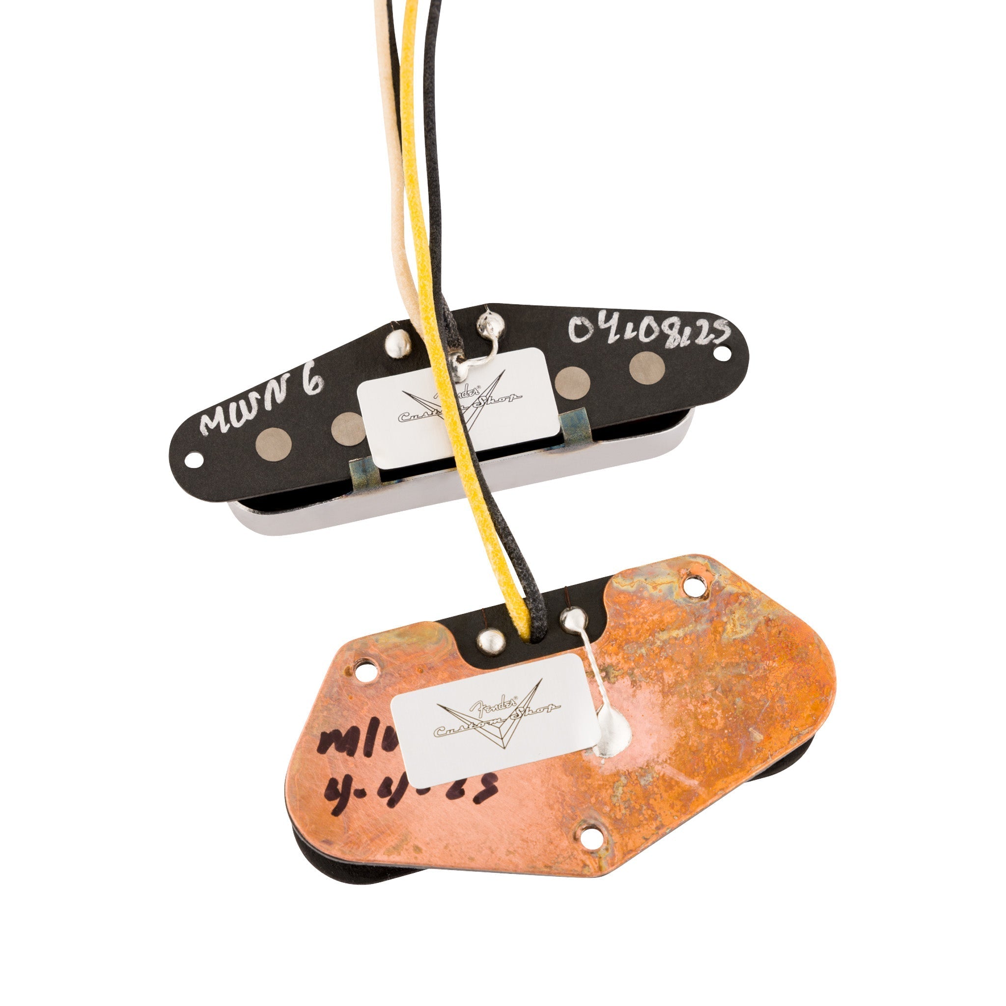 Fender Custom Shop 55/56 Whiteguard Telecaster Pickup Set, Black/Chrome |  FENDER |  GUITAR PICKUP |  Zoso Music