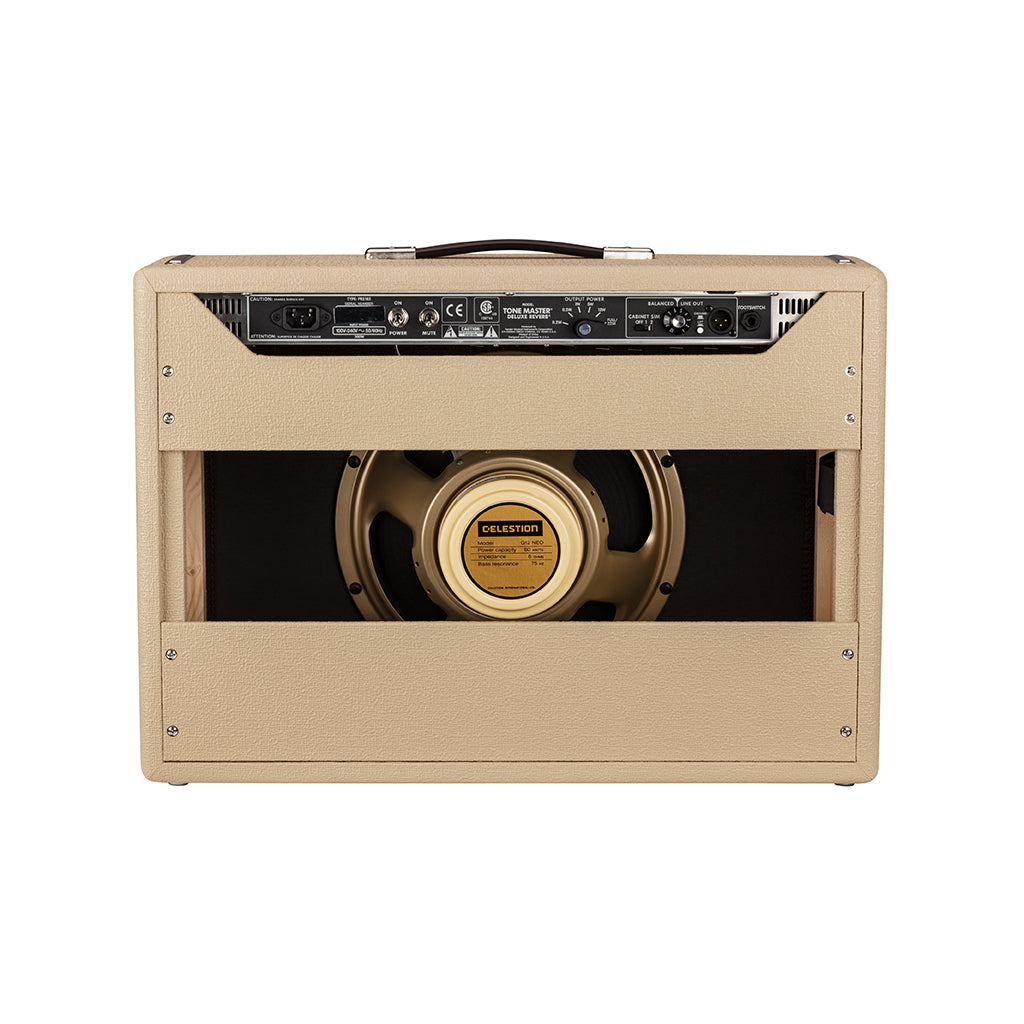 Fender Tone Master Deluxe Reverb Guitar Amplifier, Blonde, 230V UK