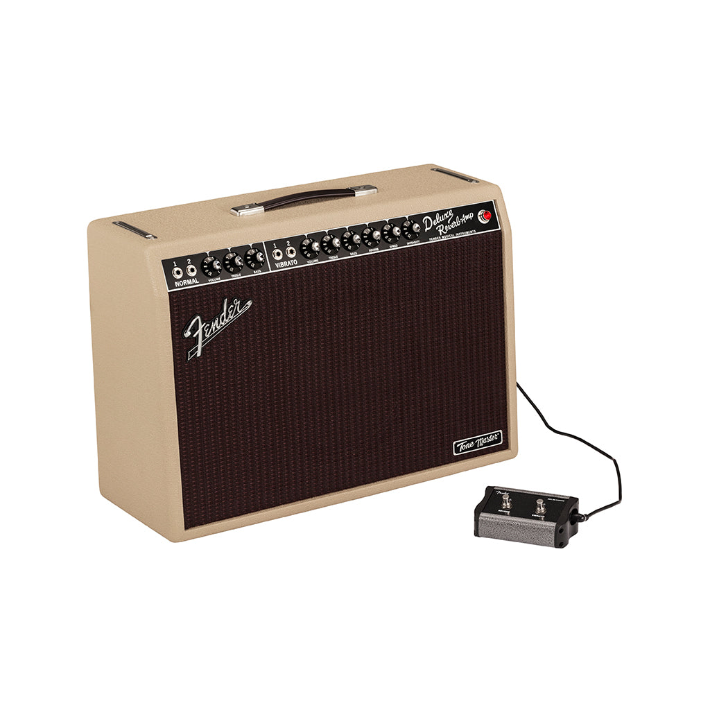 Fender Tone Master Deluxe Reverb Guitar Amplifier, Blonde, 230V UK