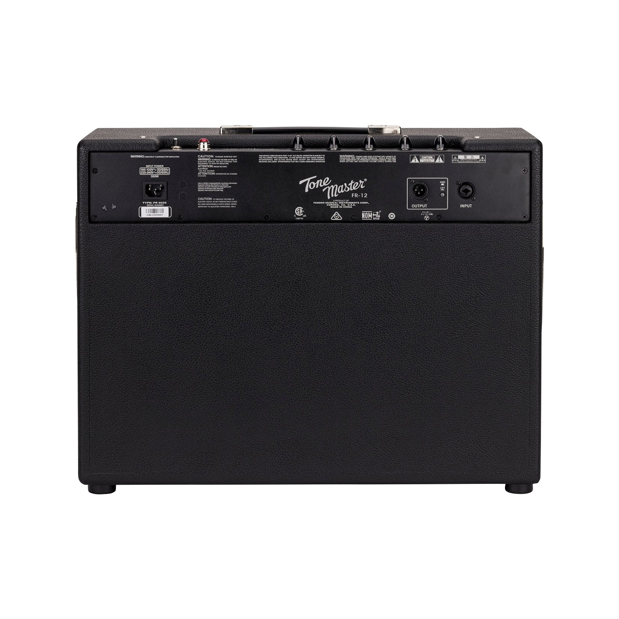 Fender Tone Master FR-12 Guitar Amplifier, 120V, Black |  FENDER |  POWER AMPLIFIER |  Zoso Music