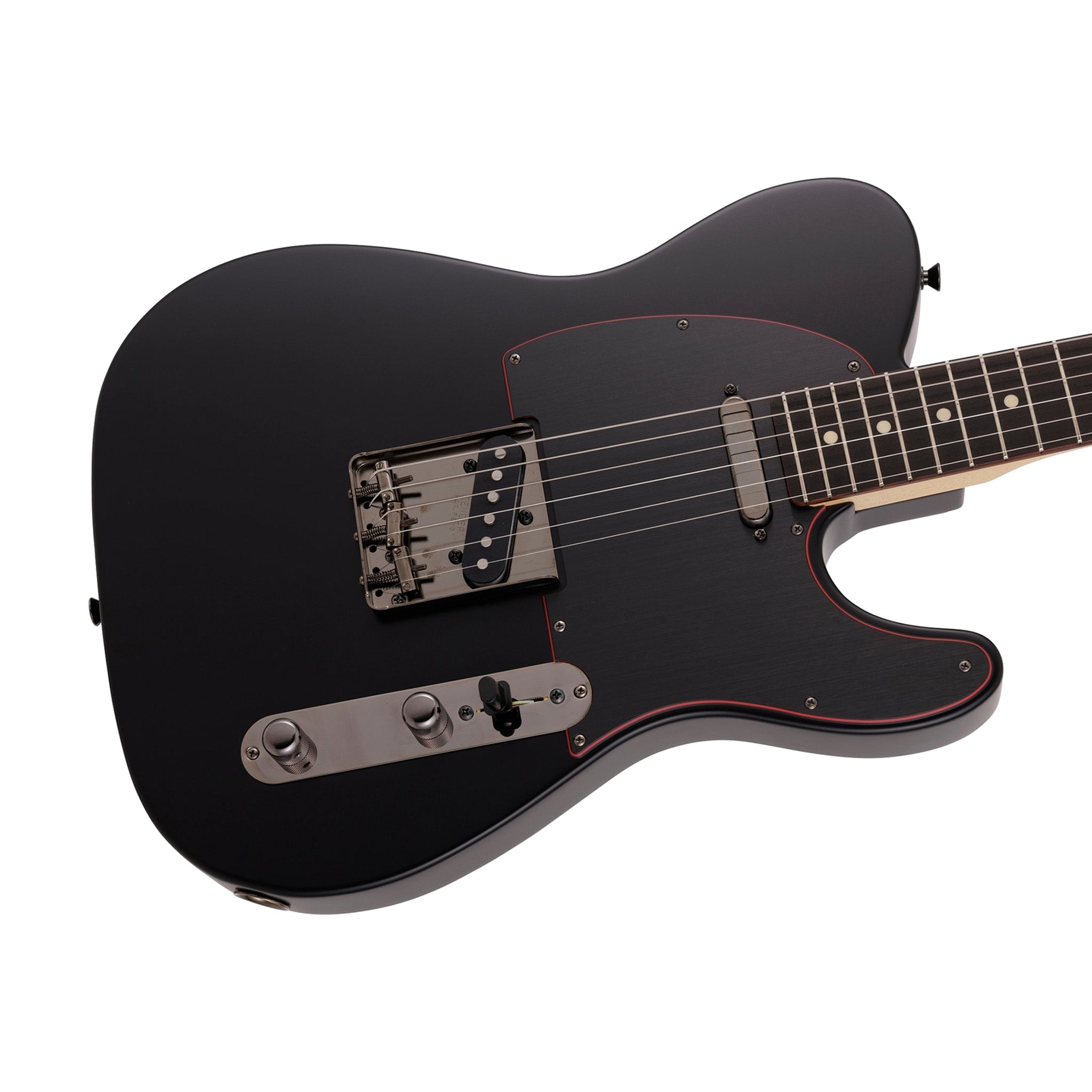 Fender Japan Ltd Ed Hybrid II Telecaster Electric Guitar, Noir, RW FB, Black
