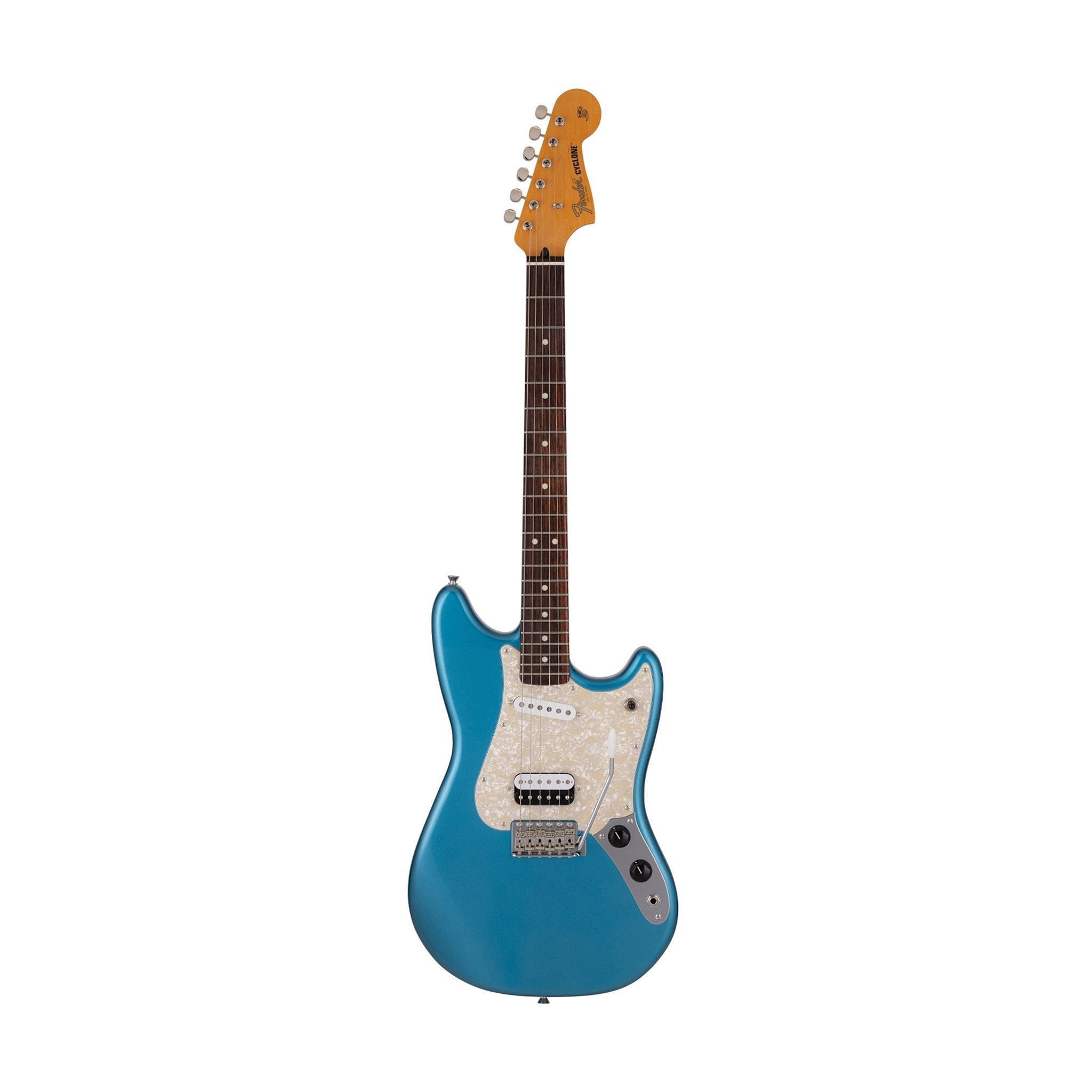 Fender MIJ Limited Cyclone Electric Guitar, RW FB, Lake Placid Blue |  FENDER |  ELECTRIC GUITAR |  Zoso Music