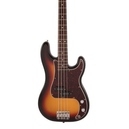 Fender Japan Traditional II 60s Precision Bass Guitar, RW FB, 3-Tone Sunburst |  FENDER |  BASS GUITAR |  Zoso Music
