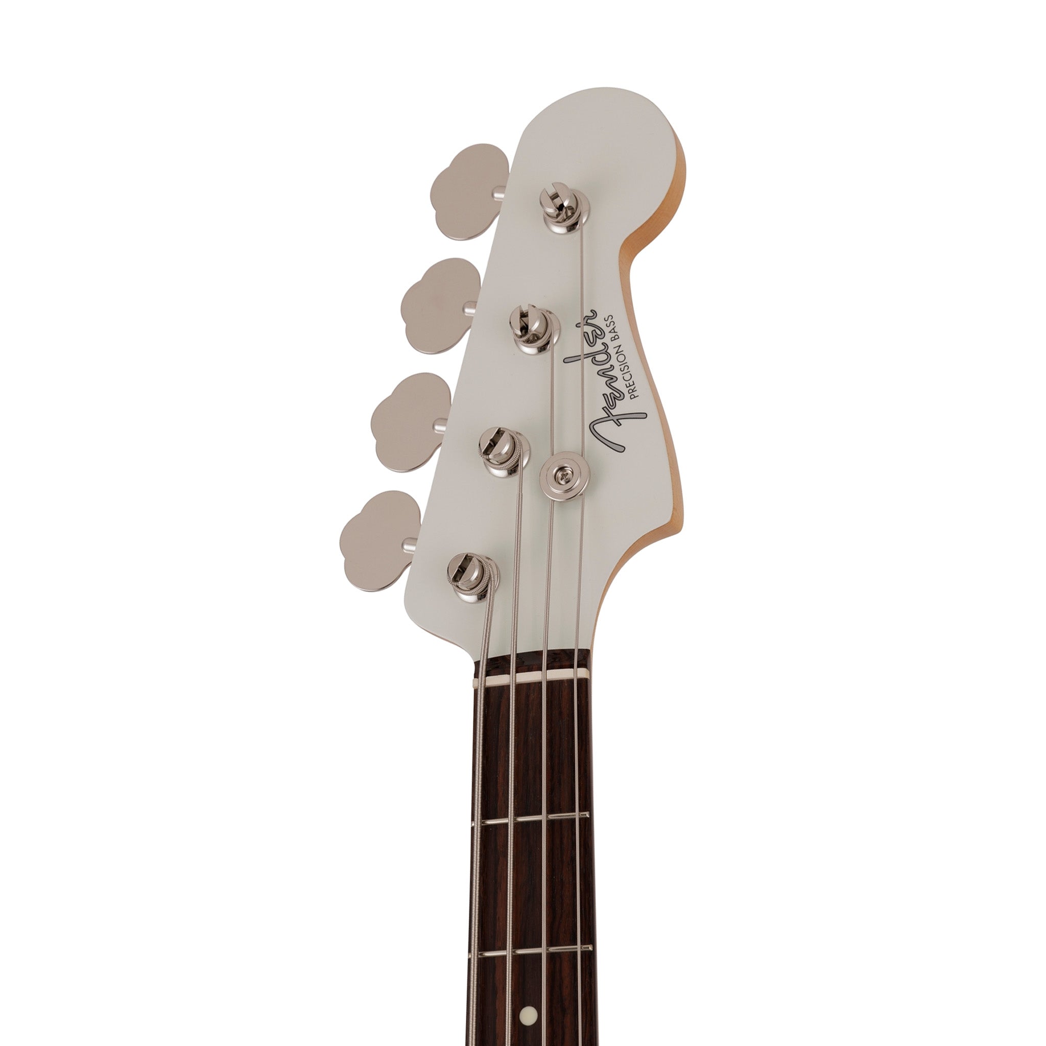Fender Japan Traditional II 60s Precision Bass Guitar, RW FB, Olympic White / Red Stripes |  FENDER |  BASS GUITAR |  Zoso Music