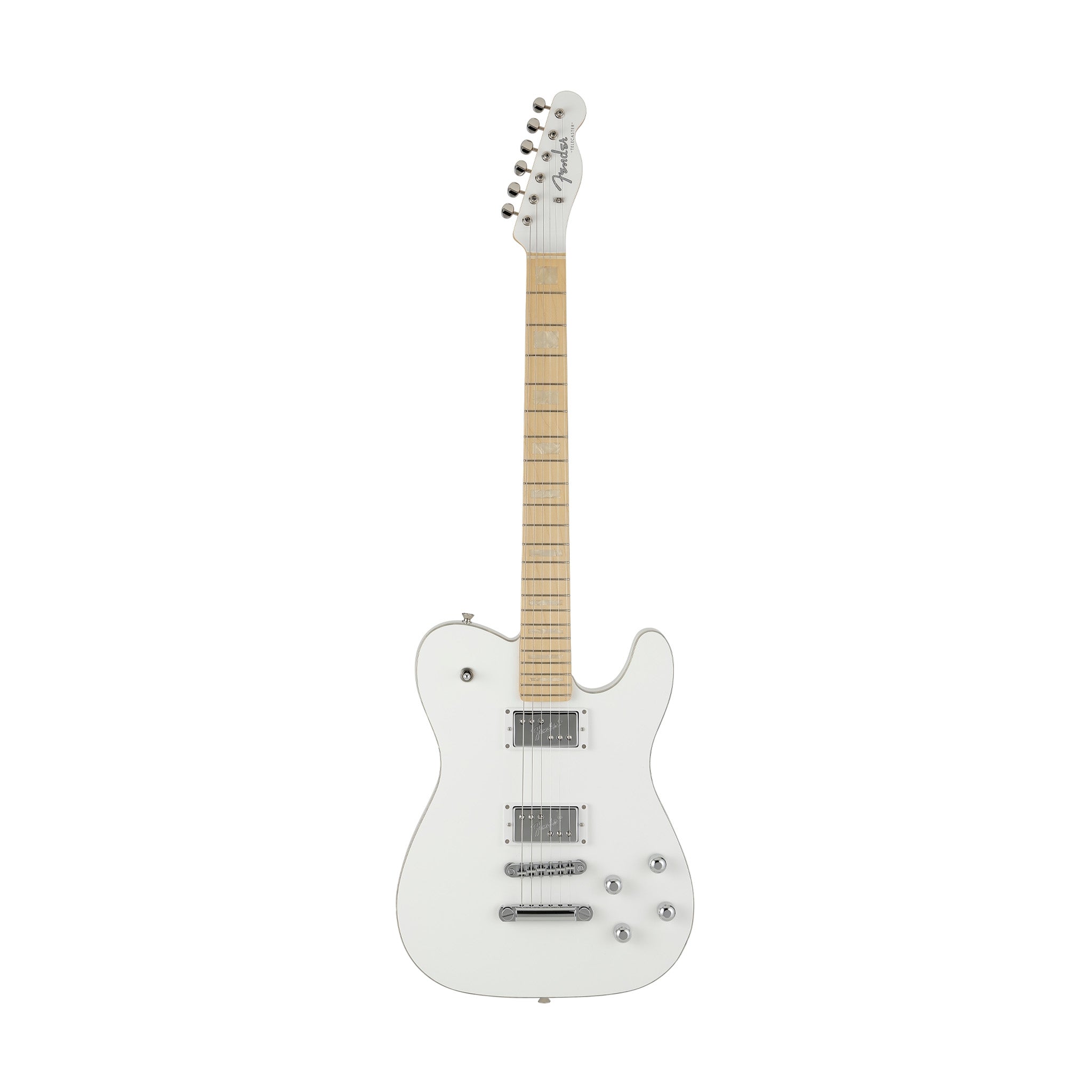 Fender Japan Scandal Haruna Telecaster Electric Guitar, Maple FB, Arctic White Boost
