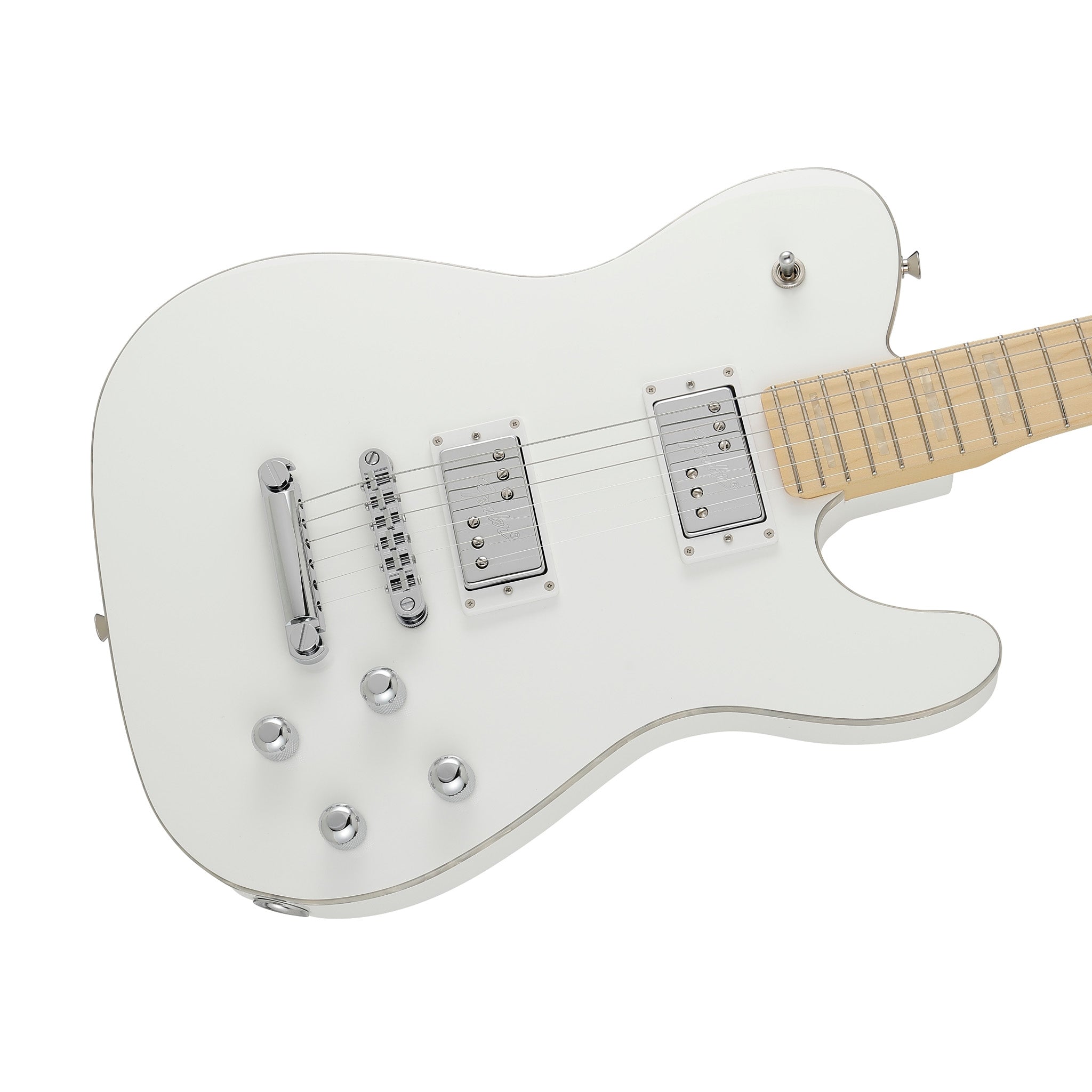 Fender Japan Scandal Haruna Telecaster Electric Guitar, Maple FB, Arctic White Boost