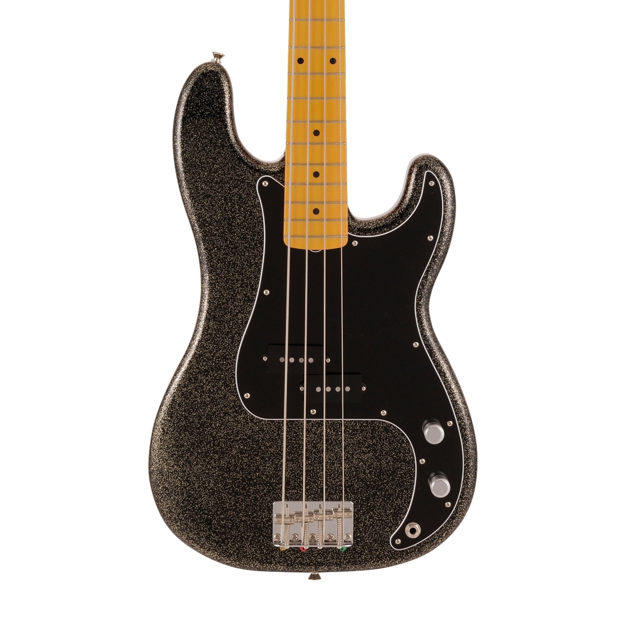 Fender J Signature Precision Bass Electric Guitar, Maple FB, Black Gold