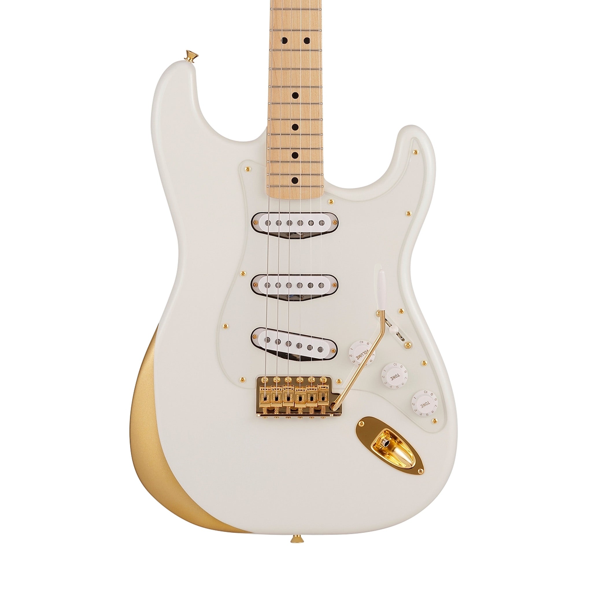 Fender Japan Ken Stratocaster Experiment NO.1 Electric Guitar, Maple FB, White