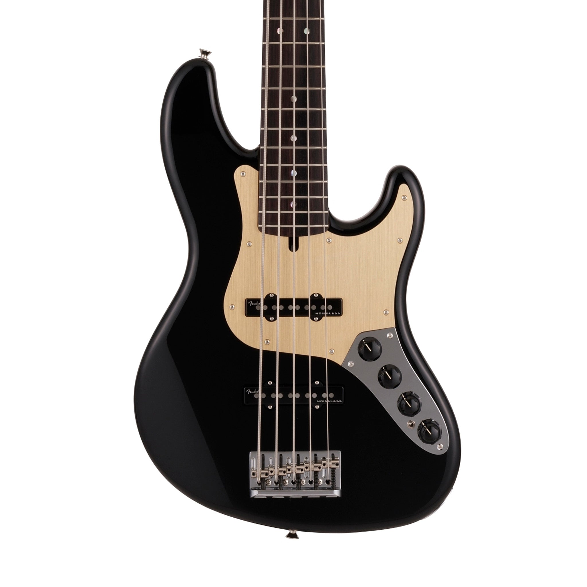 Fender Kazuki Arai Edition Deluxe Jazz Bass V, RW FB, Black | Zoso Music Sdn Bhd
