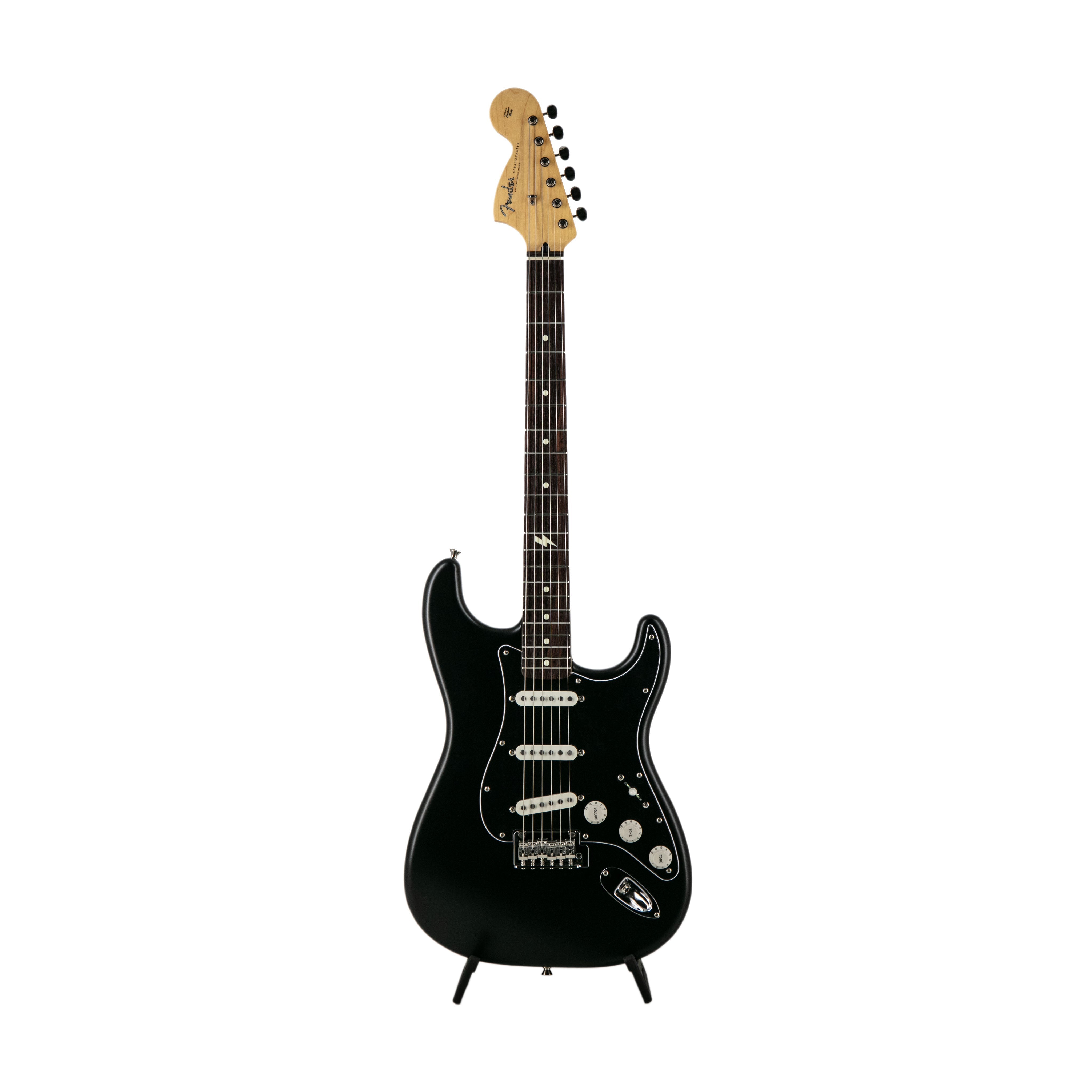Fender Japan Sham Kamikaze Signature Reverse Headstock Stratocaster, RW FB, Satin Black |  FENDER |  ELECTRIC GUITAR |  Zoso Music
