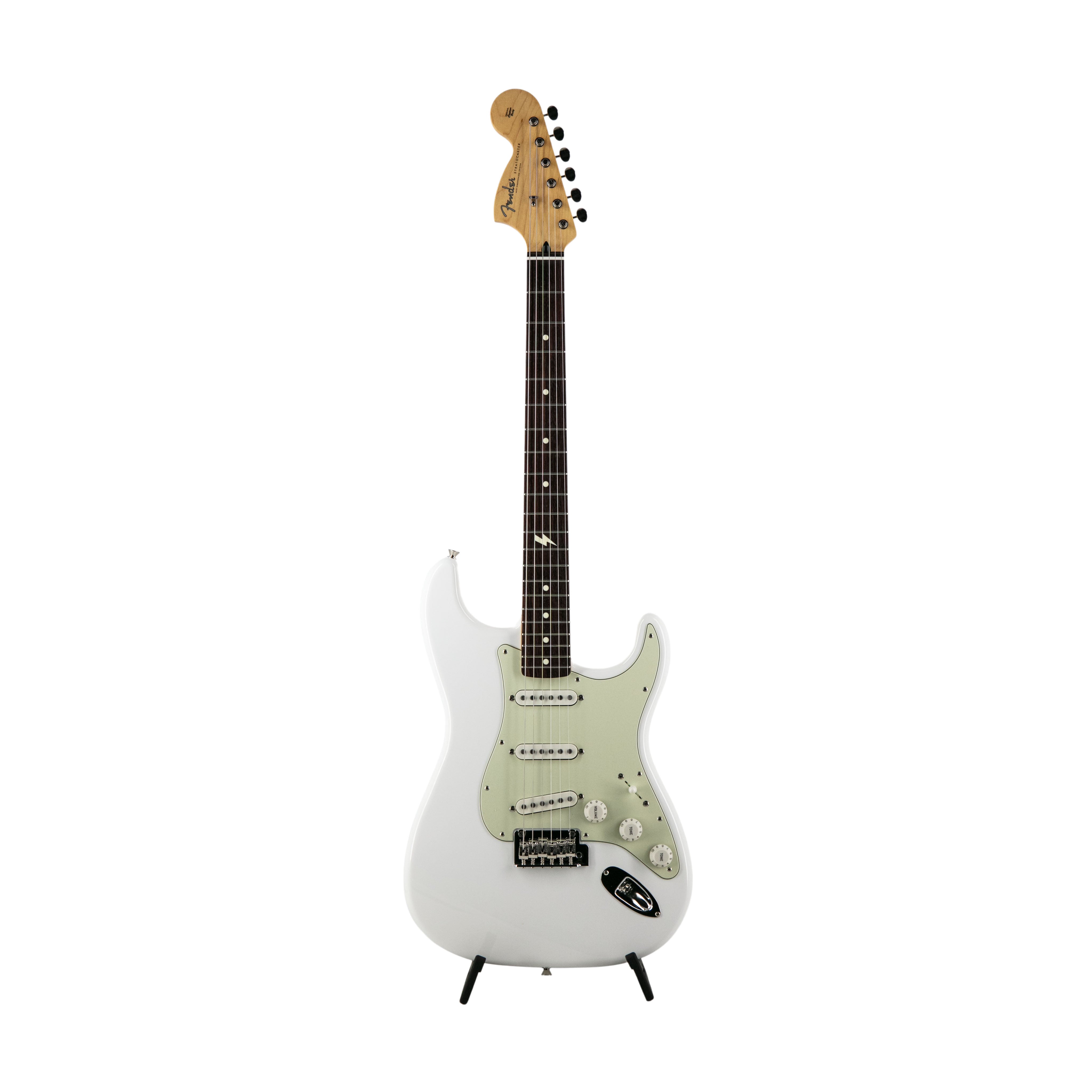 Fender Japan Sham Kamikaze Signature Reverse Headstock Stratocaster, RW FB, Arctic White |  FENDER |  ELECTRIC GUITAR |  Zoso Music