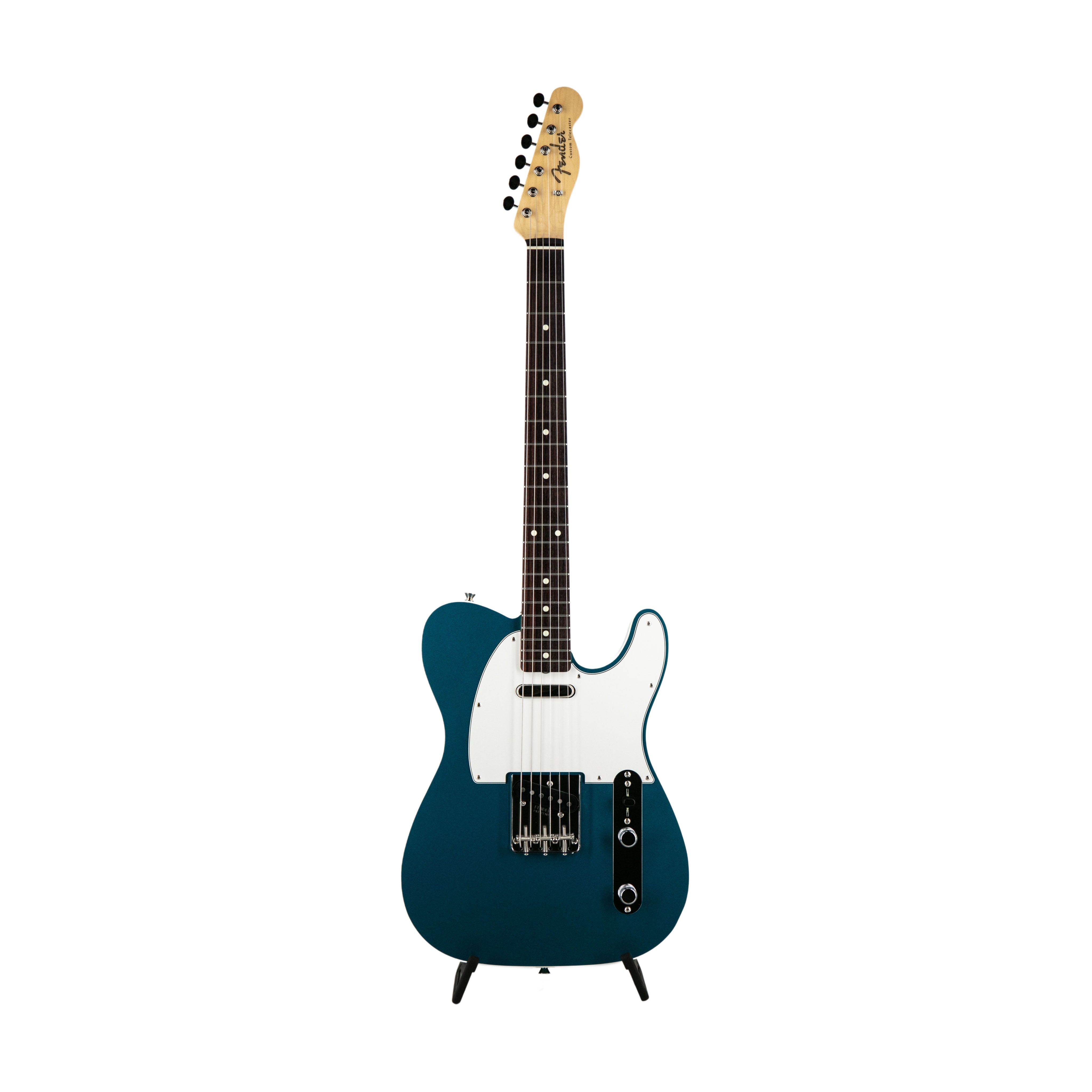 Fender FSR Collection Traditional 60s Telecaster Custom Guitar, RW FB, Ocean Turquoise Metallic