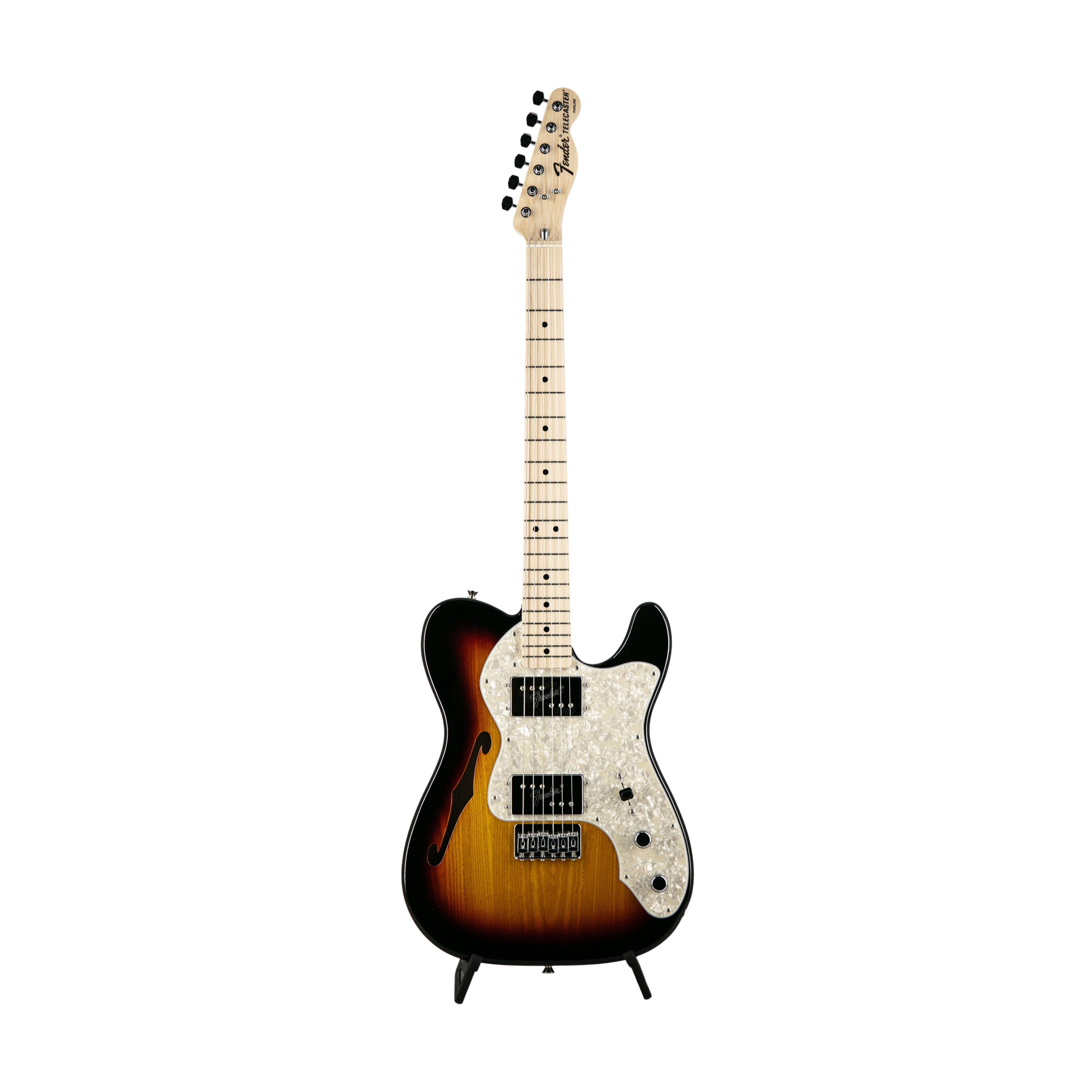 Fender FSR Collection Traditional 70s Telecaster Thinline Electric Guitar, Maple FB, 3-Tone Sunburst |  FENDER |  ELECTRIC GUITAR |  Zoso Music