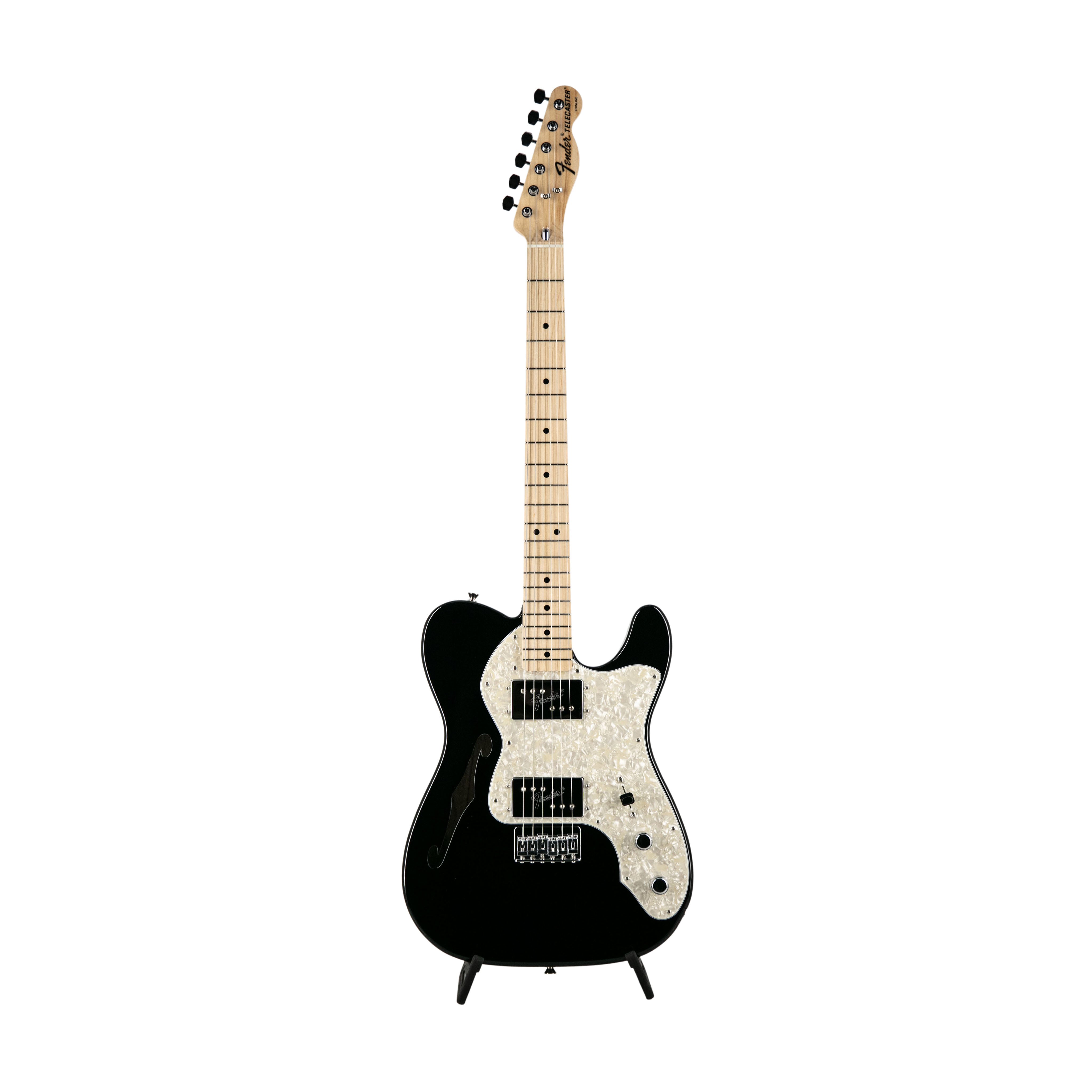 Fender FSR Collection Traditional 70s Telecaster Thinline Electric Guitar, Maple FB, Black |  FENDER |  ELECTRIC GUITAR |  Zoso Music