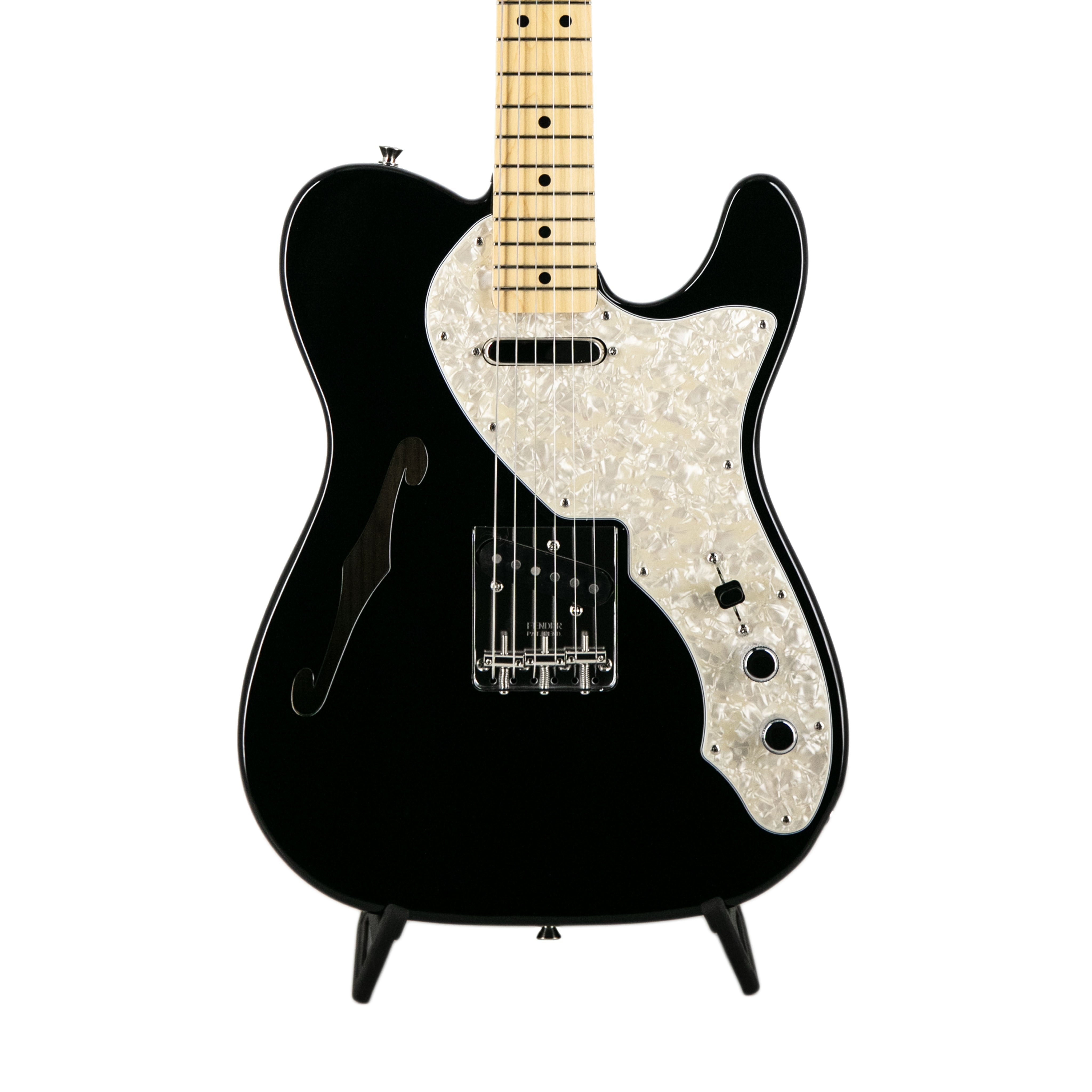 Fender FSR Collection Traditional 60s Telecaster Thinline Electric Guitar, Maple FB, Black | Zoso Music Sdn Bhd