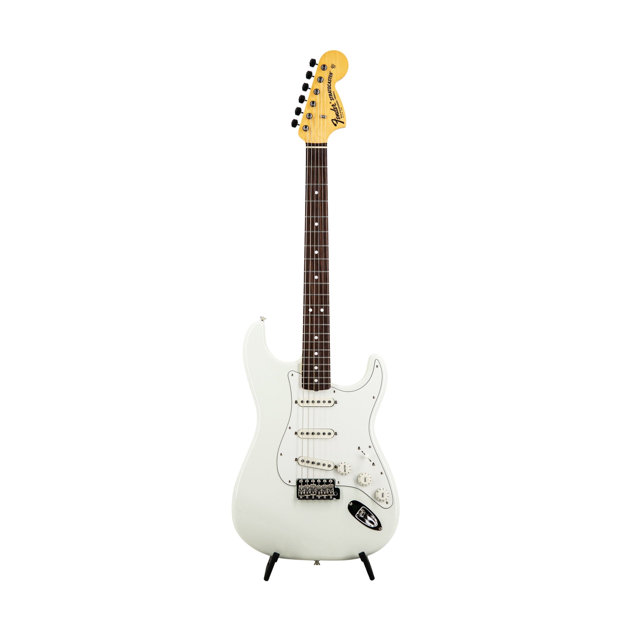 Fender FSR Collection Traditional Late 60s Stratocaster Guitar, RW FB, Olympic White