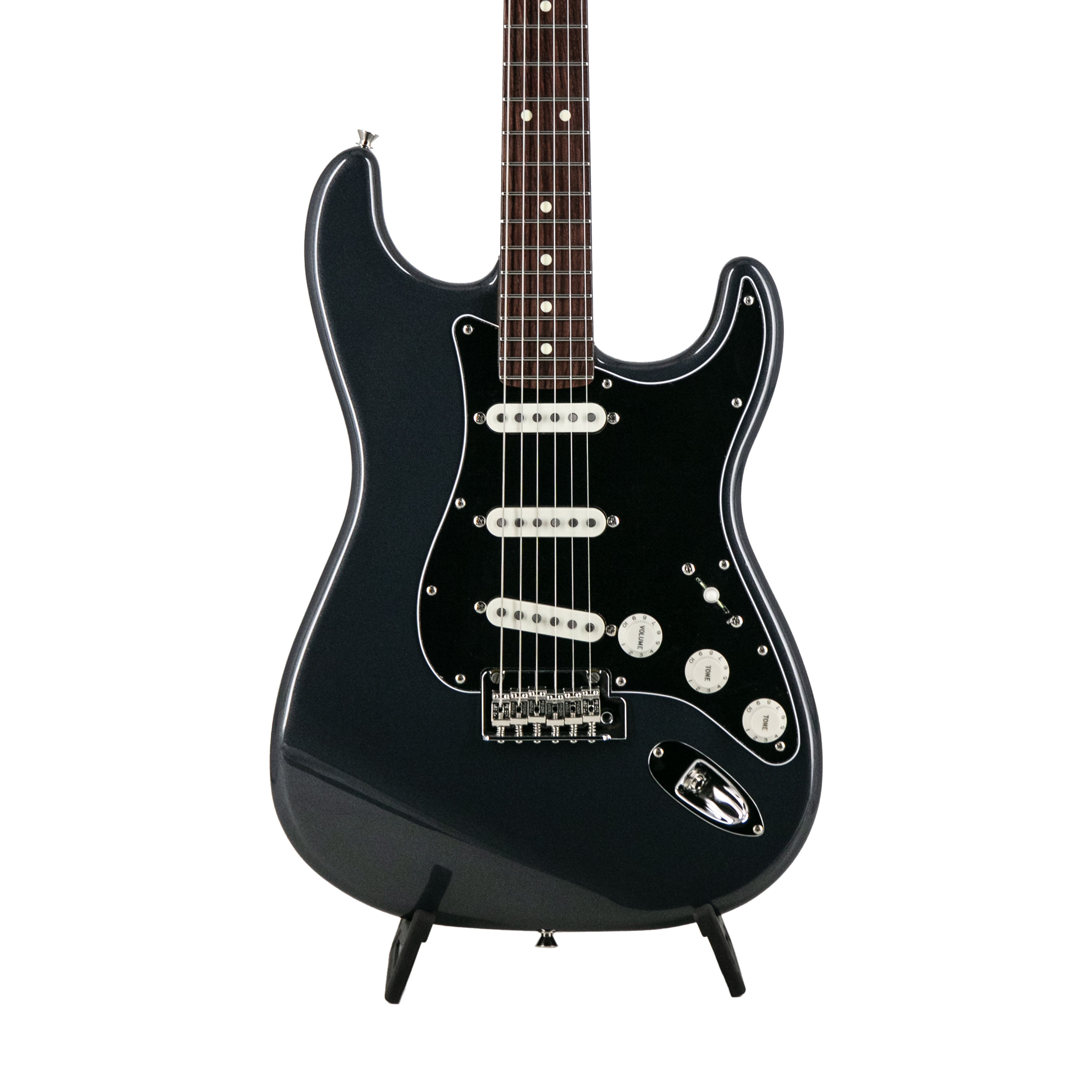Fender FSR Collection Hybrid II Stratocaster Electric Guitar, RW FB, Charcoal Frost Metallic | Zoso Music Sdn Bhd