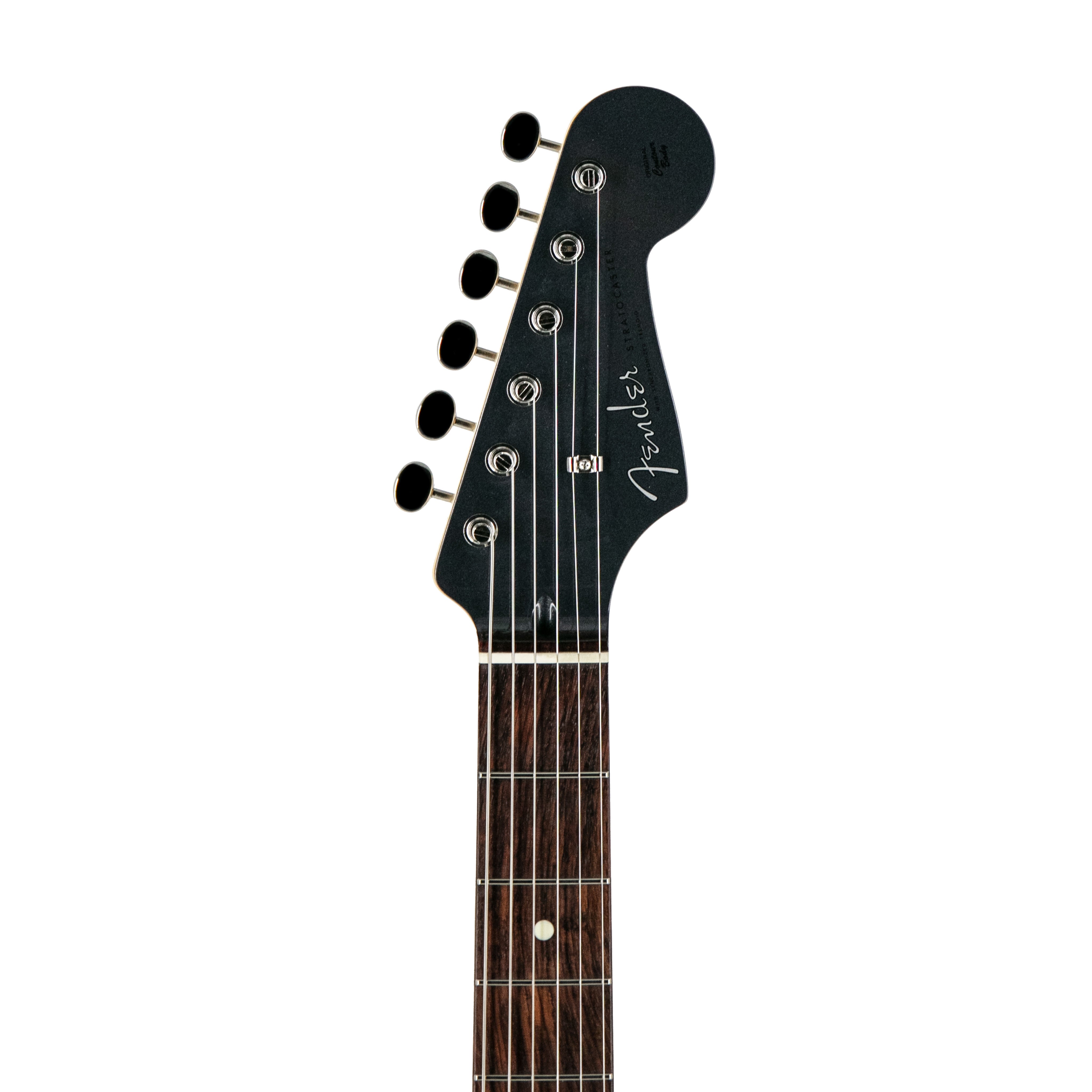 Fender FSR Collection Hybrid II Stratocaster Electric Guitar, RW FB, Charcoal Frost Metallic
