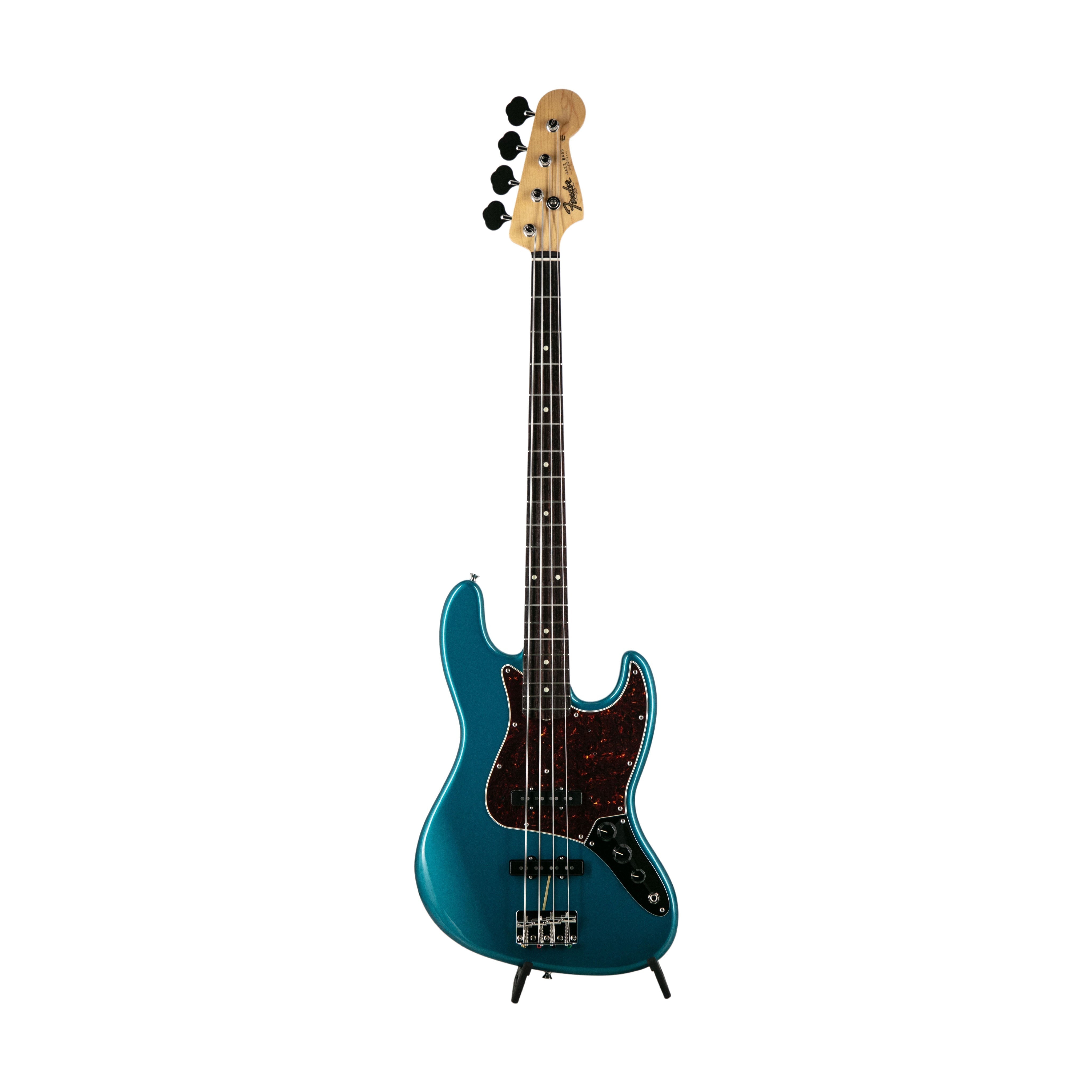 Fender FSR Collection Traditional 60s Jazz Bass Guitar, RW FB, Ocean Turquoise Metallic |  FENDER |  BASS GUITAR |  Zoso Music