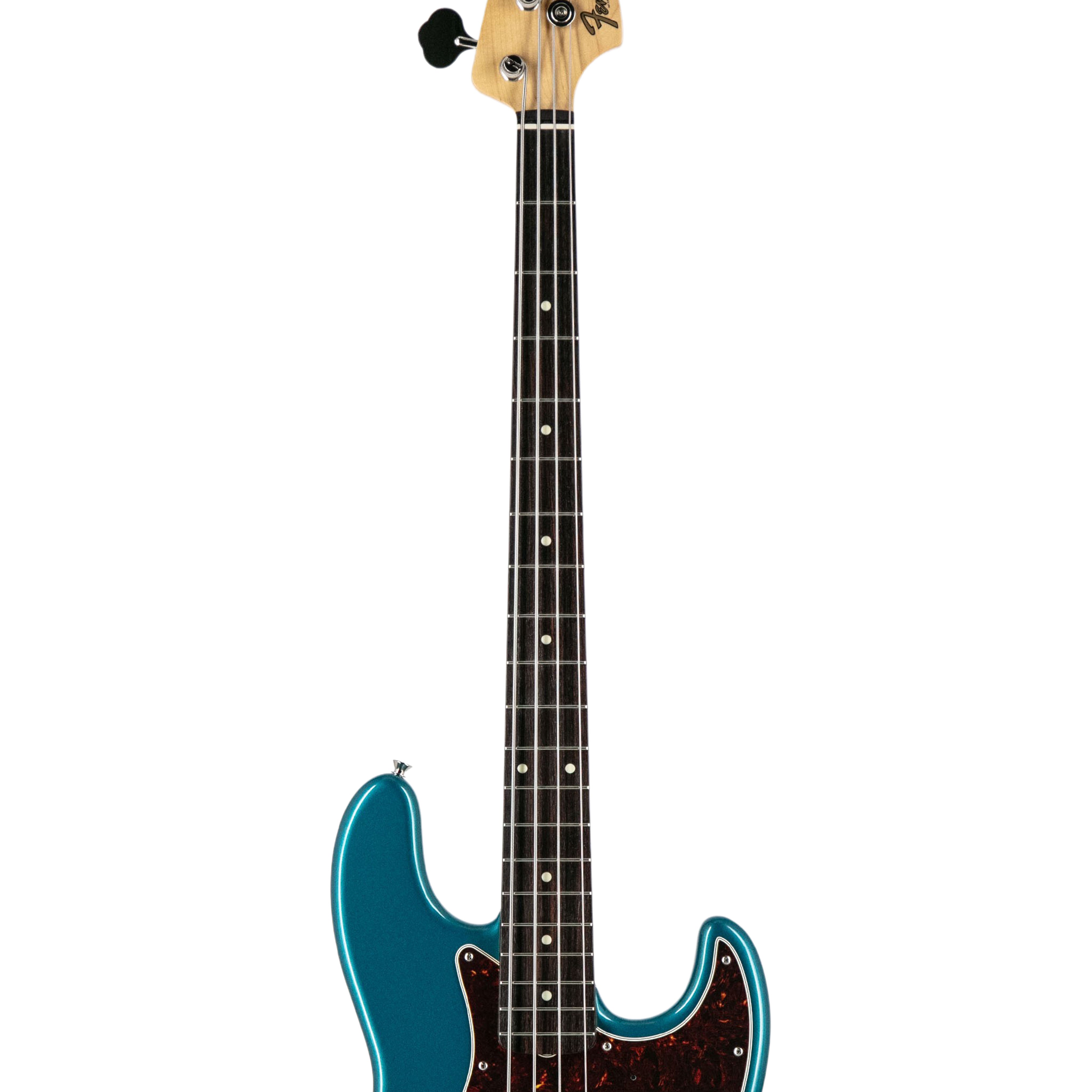 Fender FSR Collection Traditional 60s Jazz Bass Guitar, RW FB, Ocean Turquoise Metallic