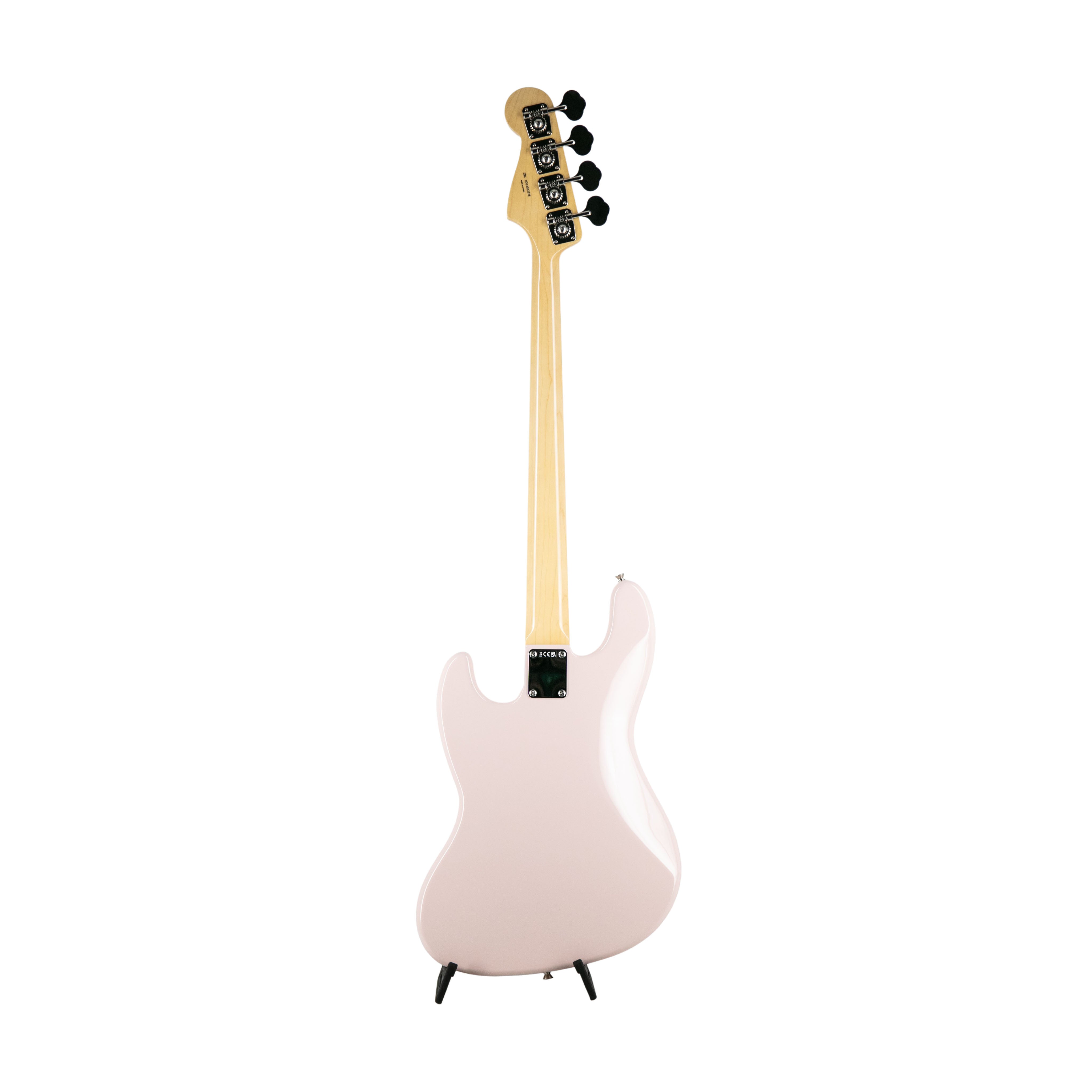 Fender FSR Collection Traditional 60s Jazz Bass Guitar, RW FB, Shell Pink