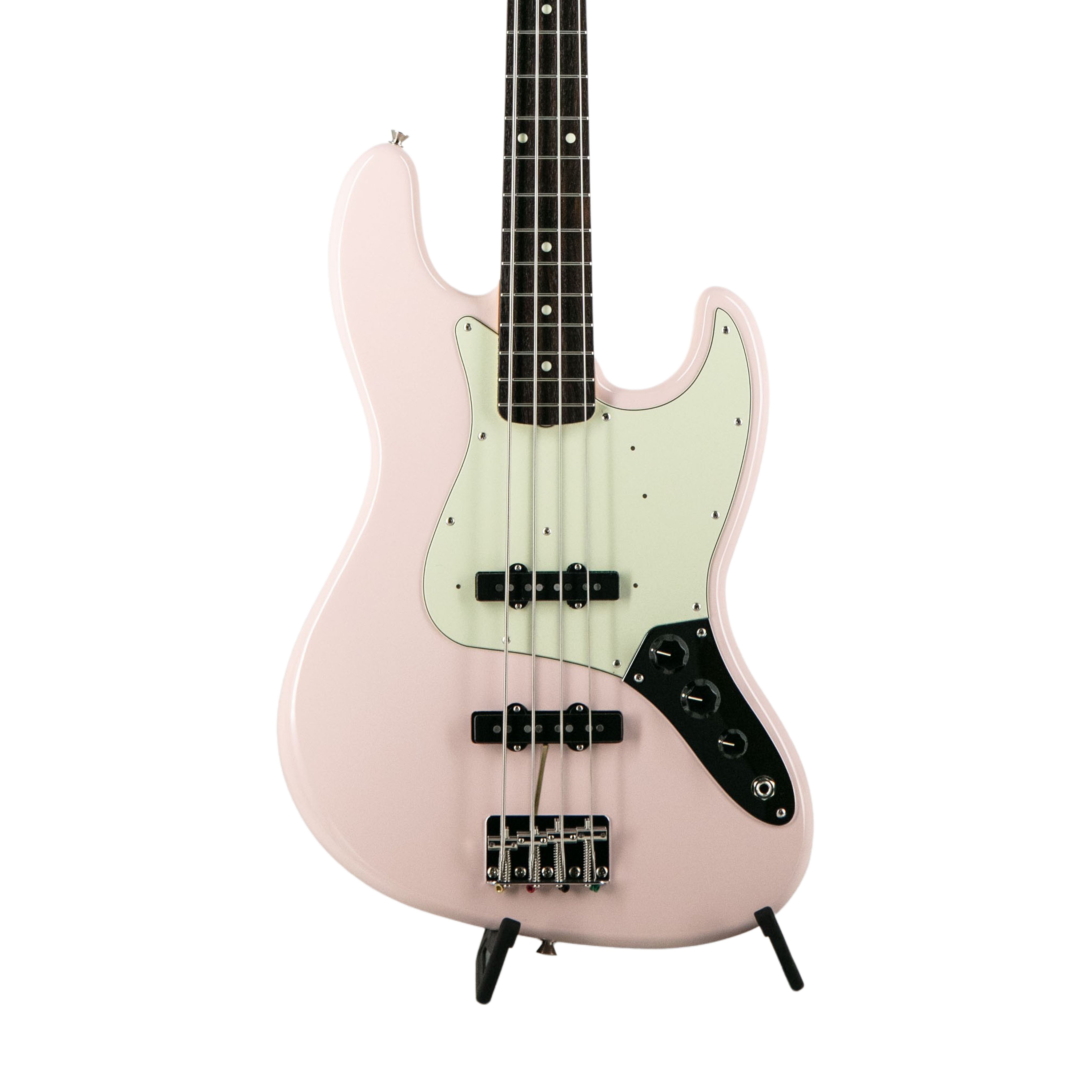 Fender FSR Collection Traditional 60s Jazz Bass Guitar, RW FB, Shell Pink | Zoso Music Sdn Bhd