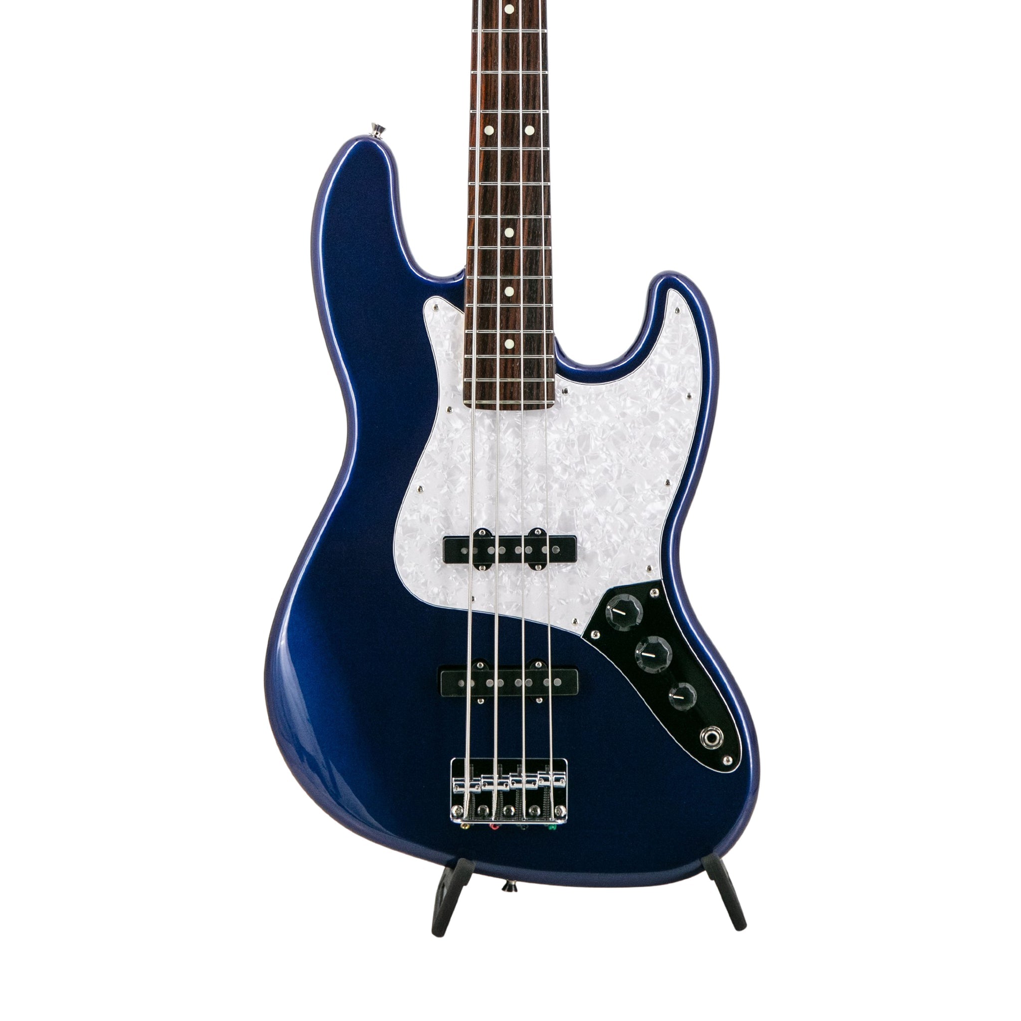 Fender FSR Collection Hybrid II Jazz Bass Guitar, RW FB, Azurite Metallic | Zoso Music Sdn Bhd