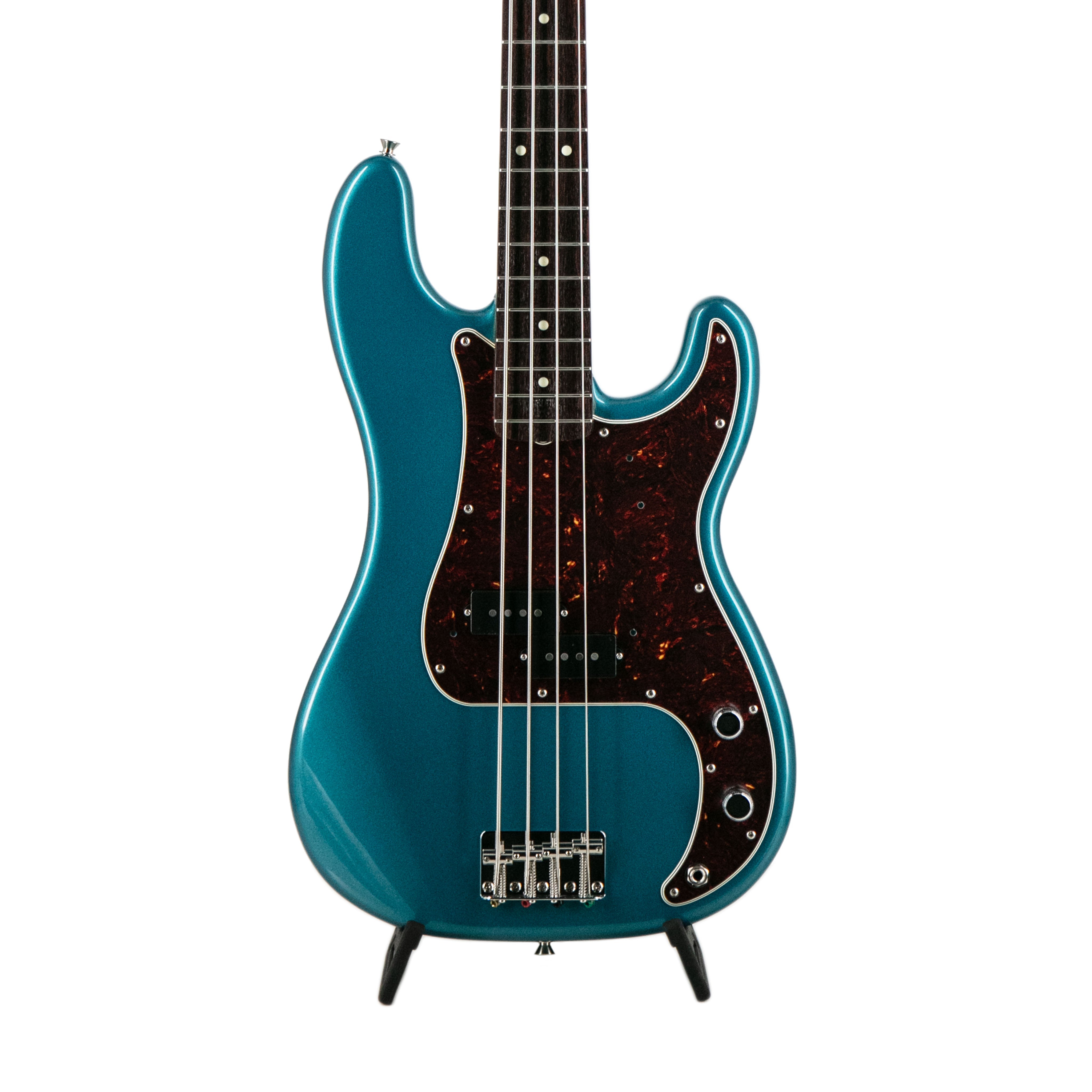 Fender FSR Collection Traditional 60s Precision Bass Guitar, RW FB, Ocean Turquoise Metallic | Zoso Music Sdn Bhd
