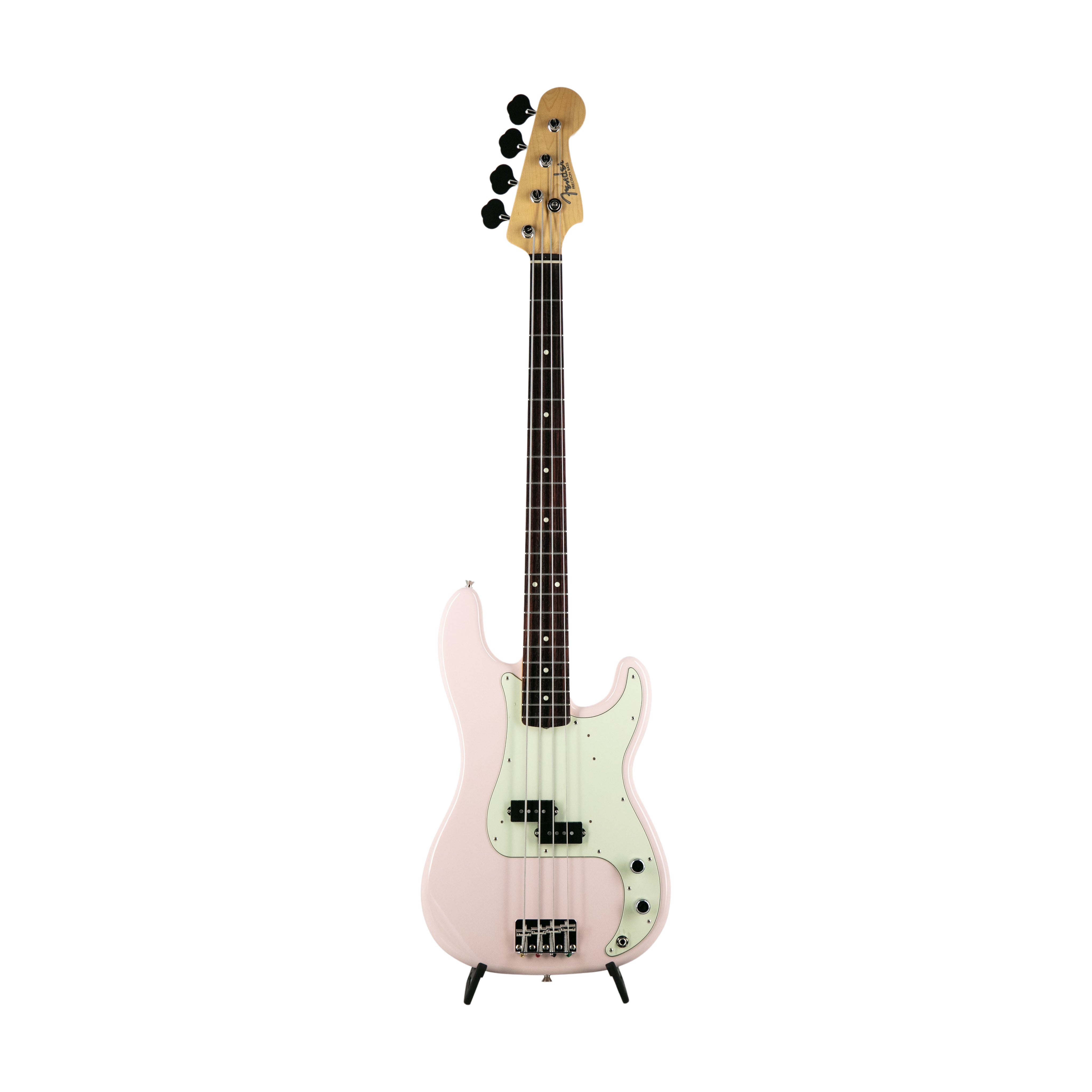 Fender FSR Collection Traditional 60s Precision Bass Guitar, RW FB, Shell Pink