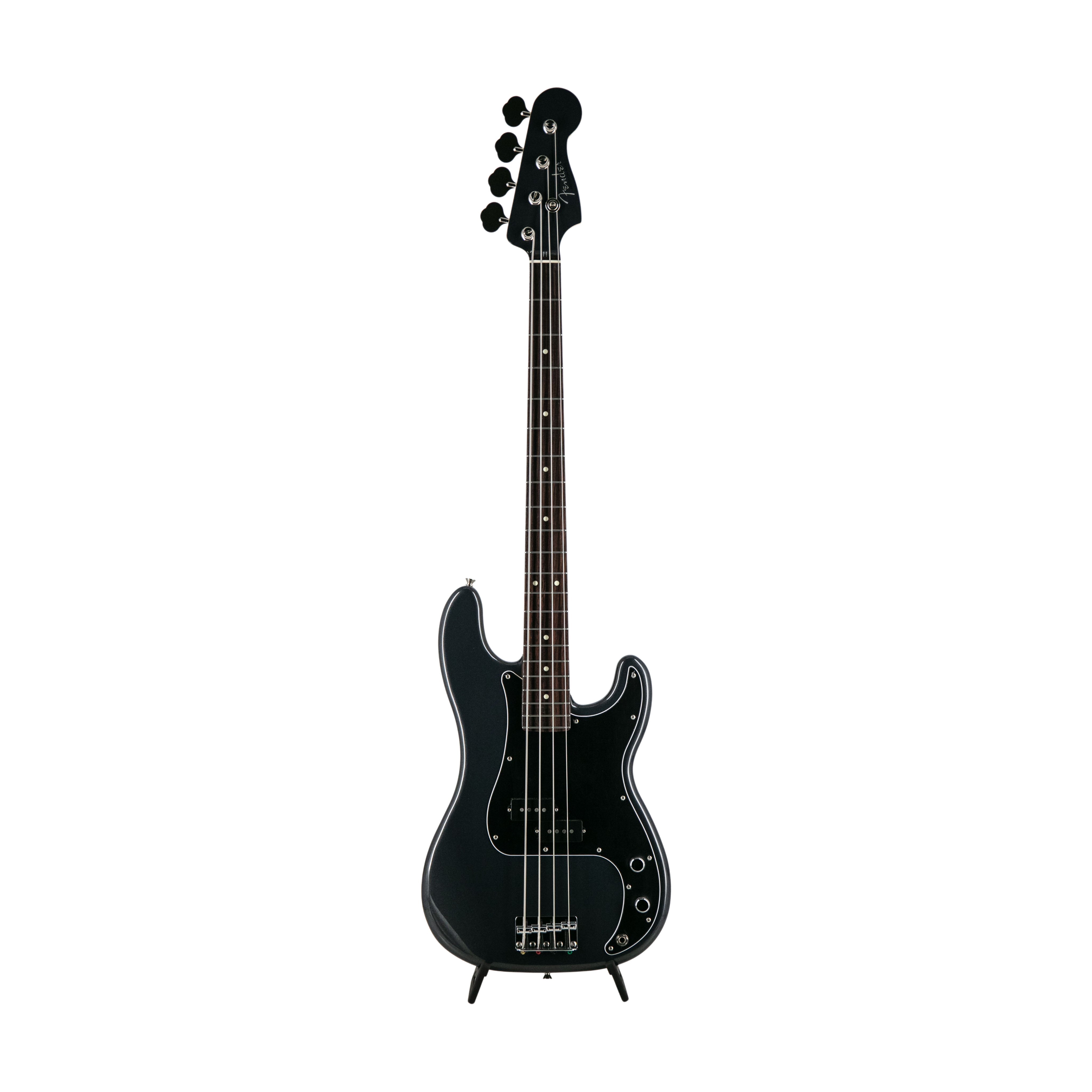 Fender FSR Collection Hybrid II Precision Bass Guitar, RW FB, Charcoal Frost Metallic |  FENDER |  BASS GUITAR |  Zoso Music
