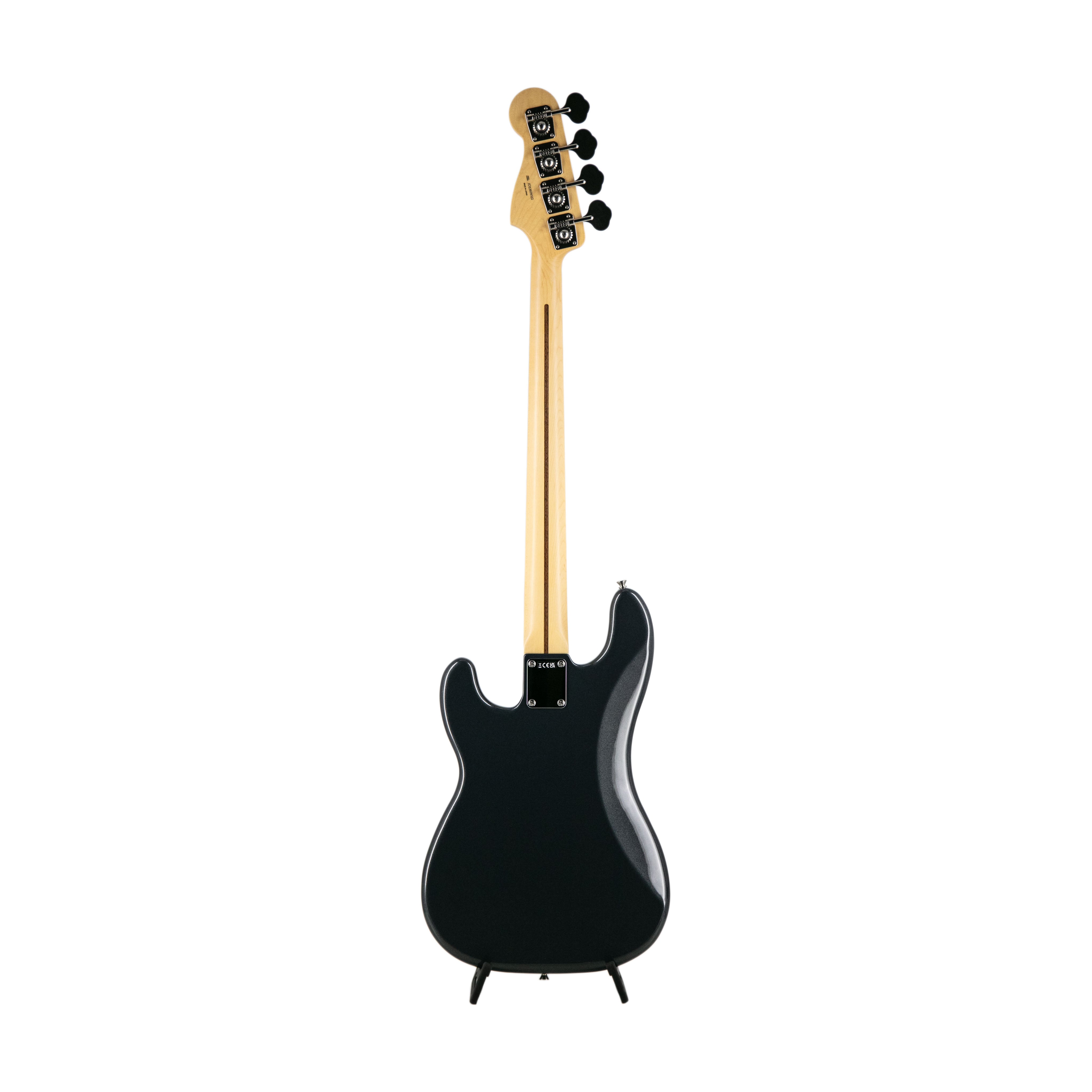 Fender FSR Collection Hybrid II Precision Bass Guitar, RW FB, Charcoal Frost Metallic