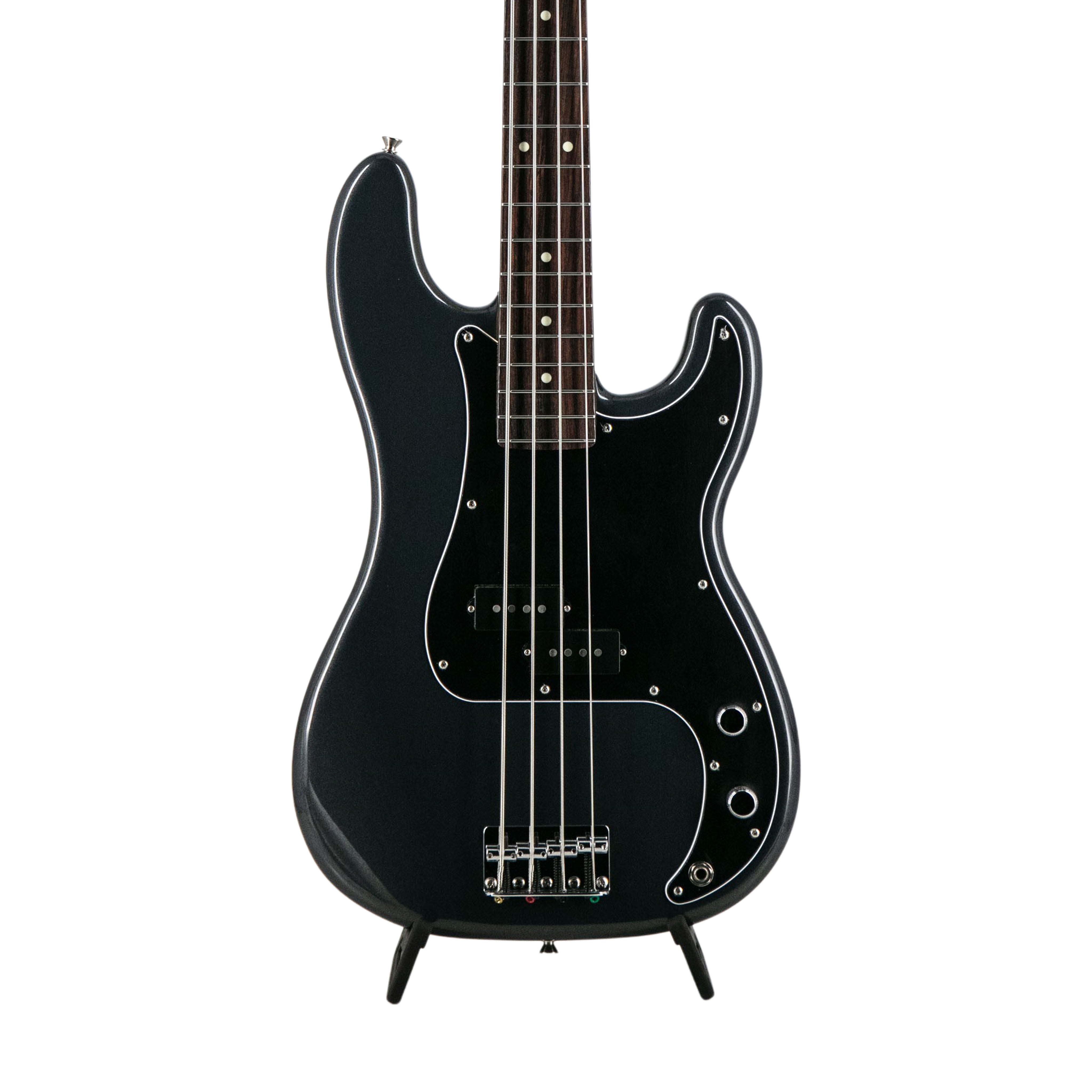 Fender FSR Collection Hybrid II Precision Bass Guitar, RW FB, Charcoal Frost Metallic | Zoso Music Sdn Bhd