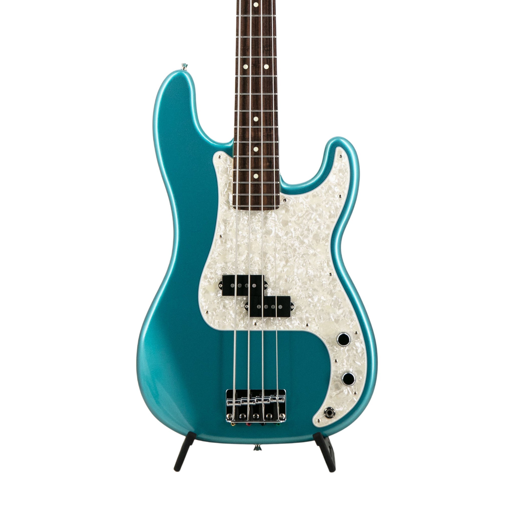 Fender FSR Collection Hybrid II Precision Bass Guitar, RW FB, Teal Green Metallic | Zoso Music Sdn Bhd