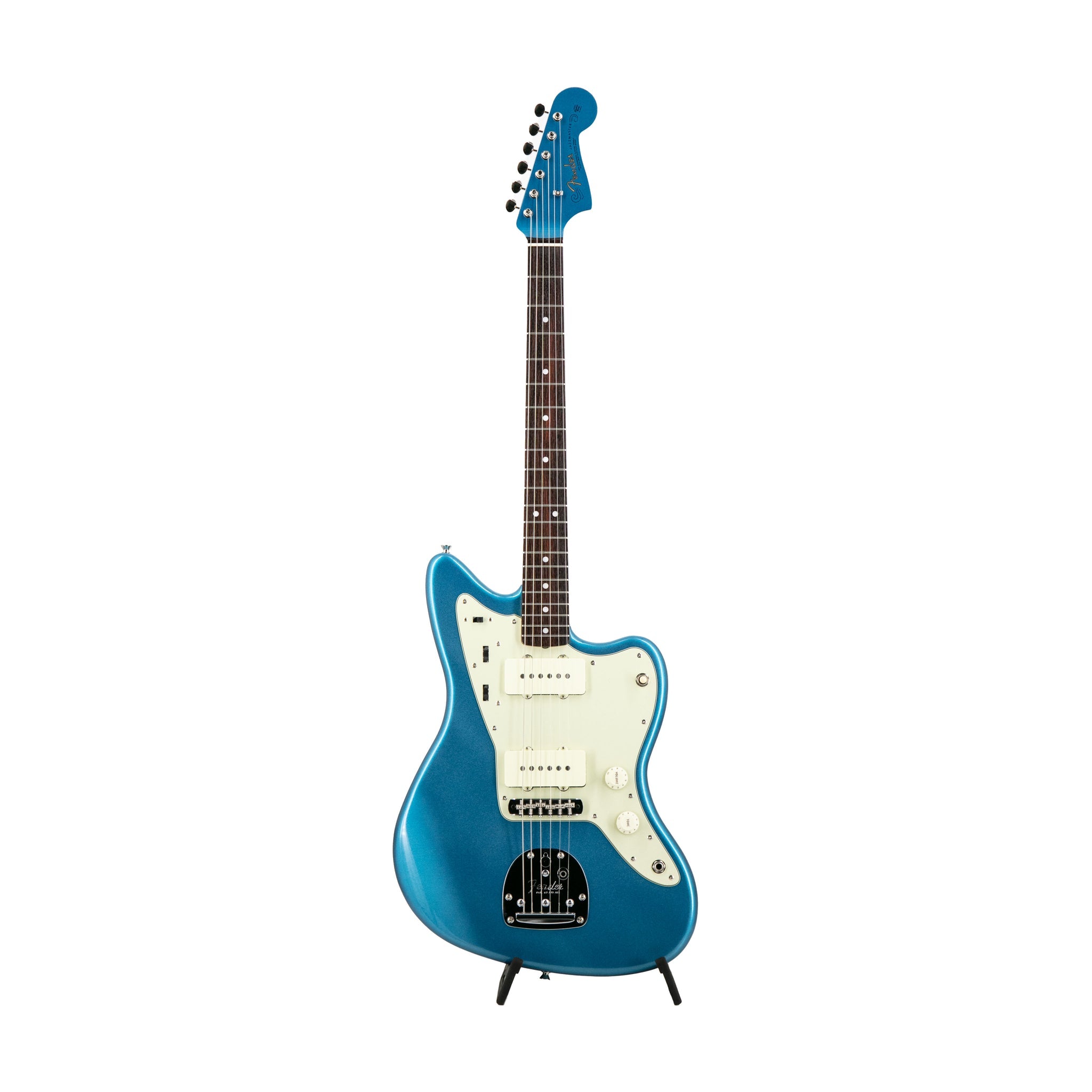 Fender FSR Collection Traditional 60s Jazzmaster Electric Guitar, RW FB, Lake Placid Blue